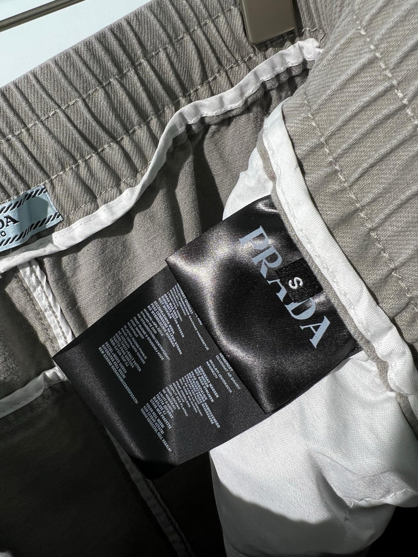 White grey Pant