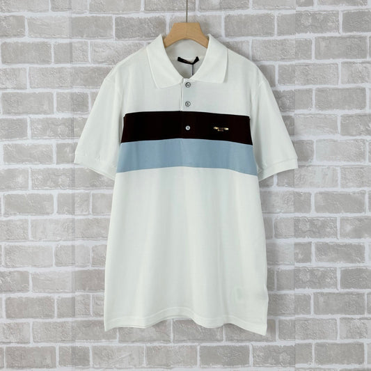 White and Sky-blue T-shirt