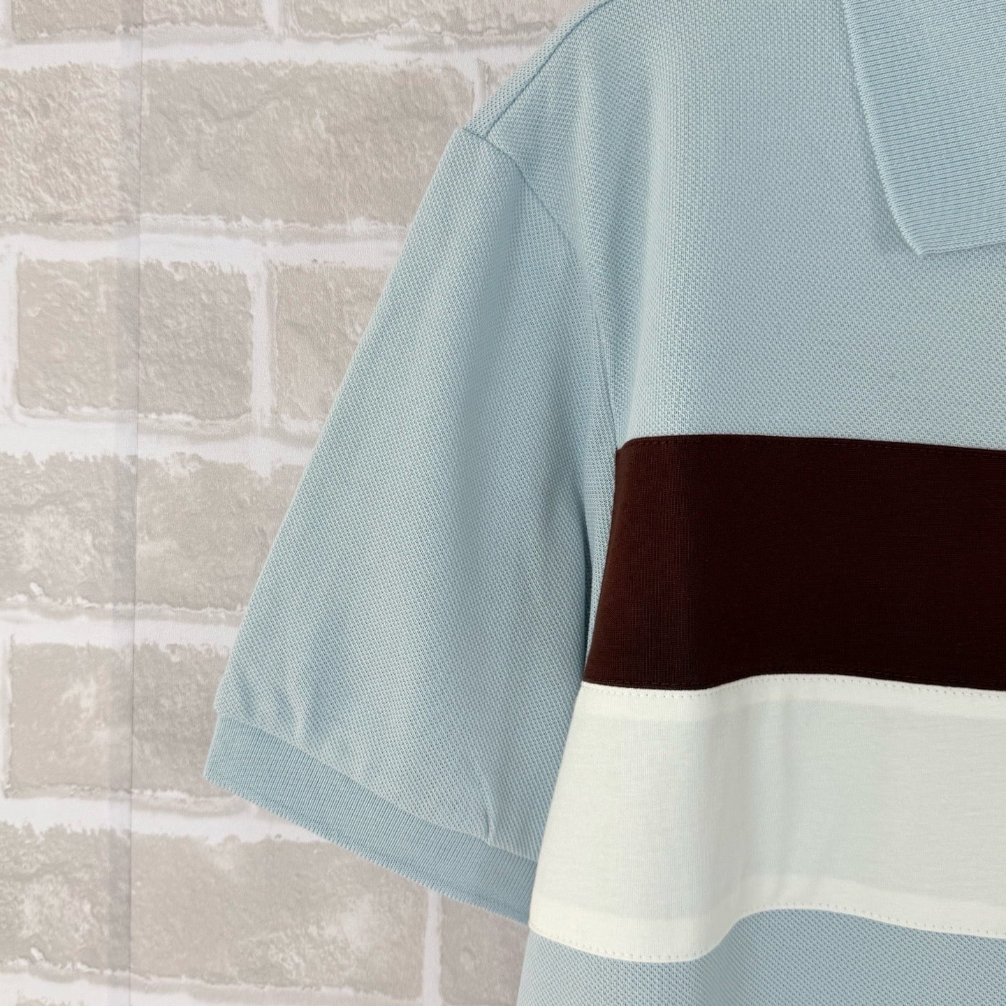 White and Sky-blue T-shirt
