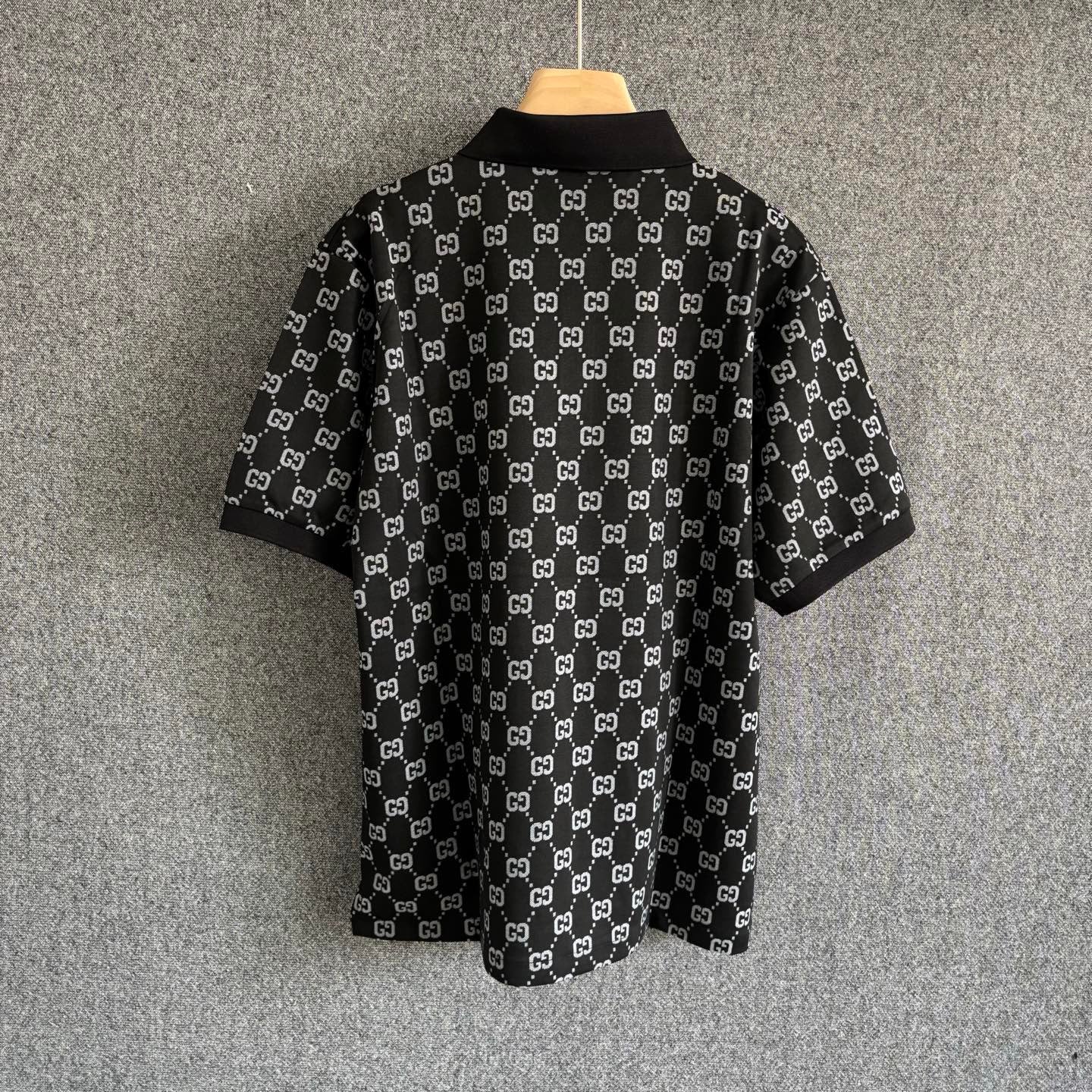 Black and White Polo - FashionHype.xyz