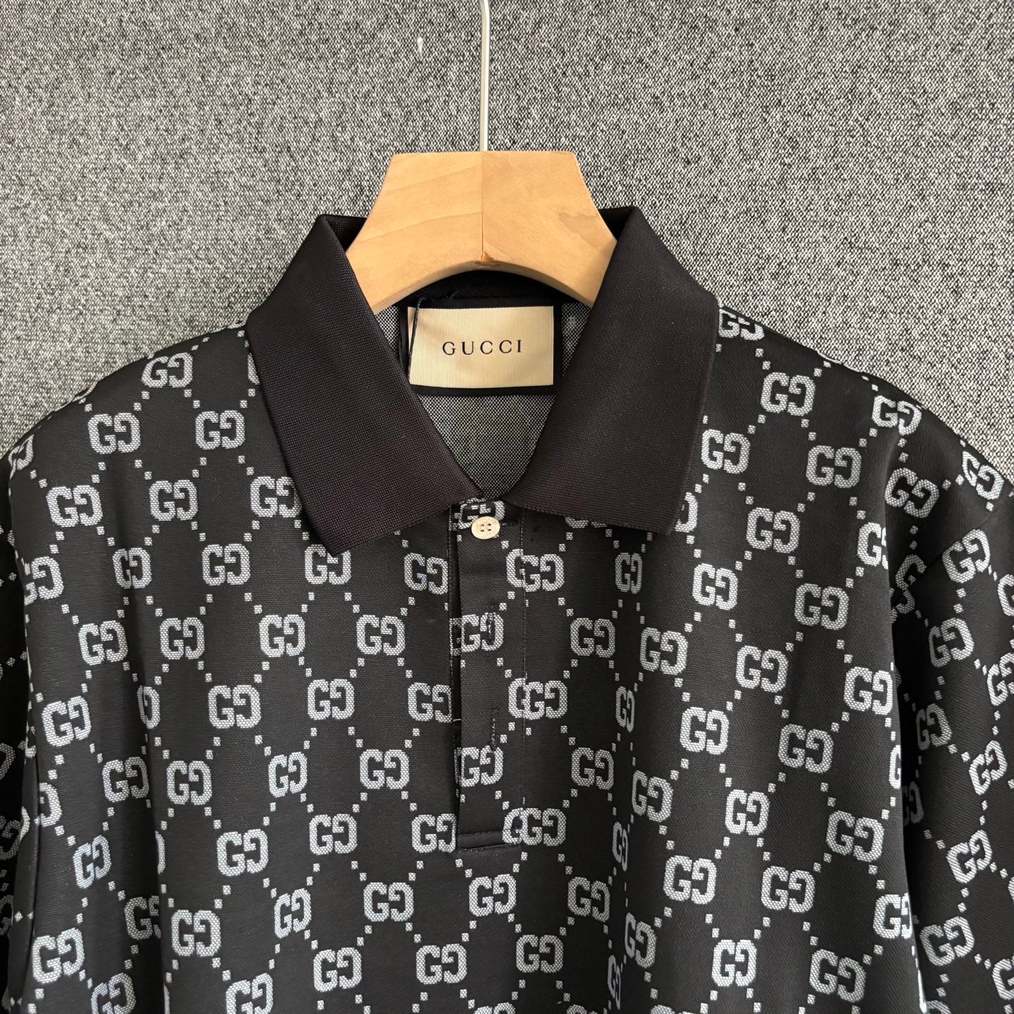 Black and White Polo - FashionHype.xyz