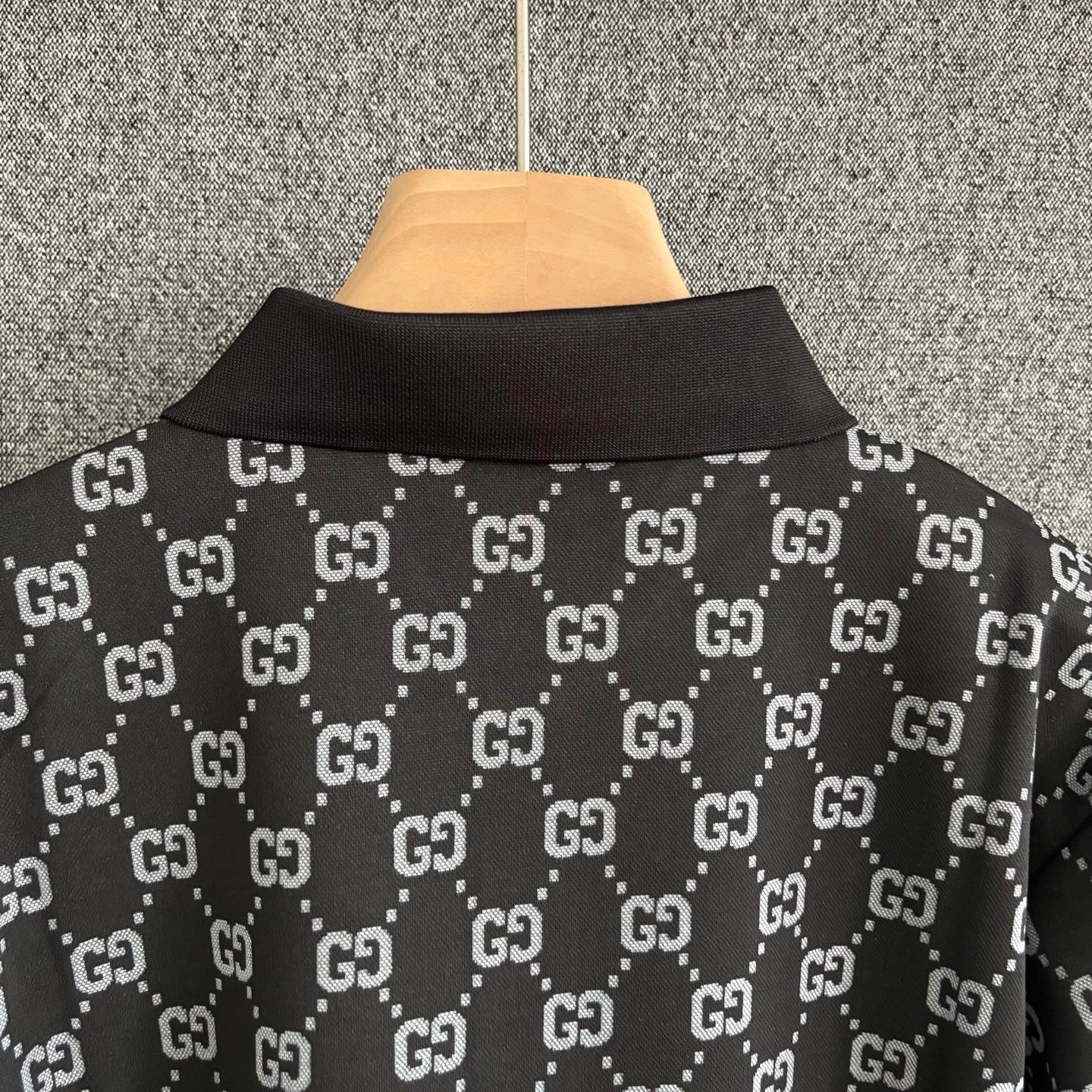 Black and White Polo - FashionHype.xyz