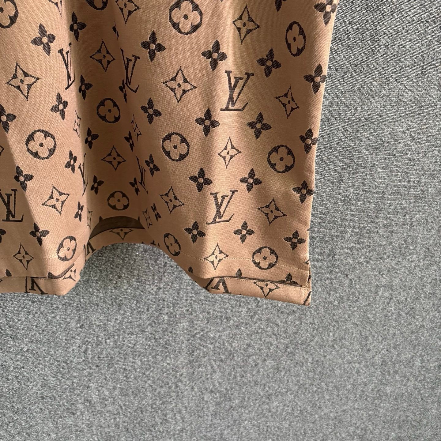 Brown and White Polo