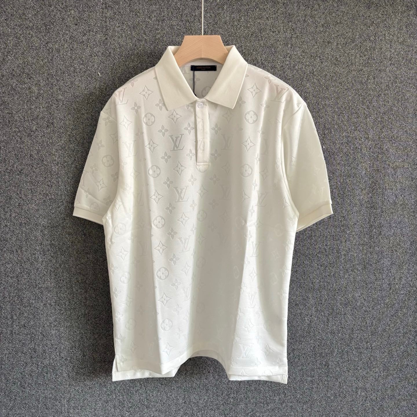 Brown and White Polo