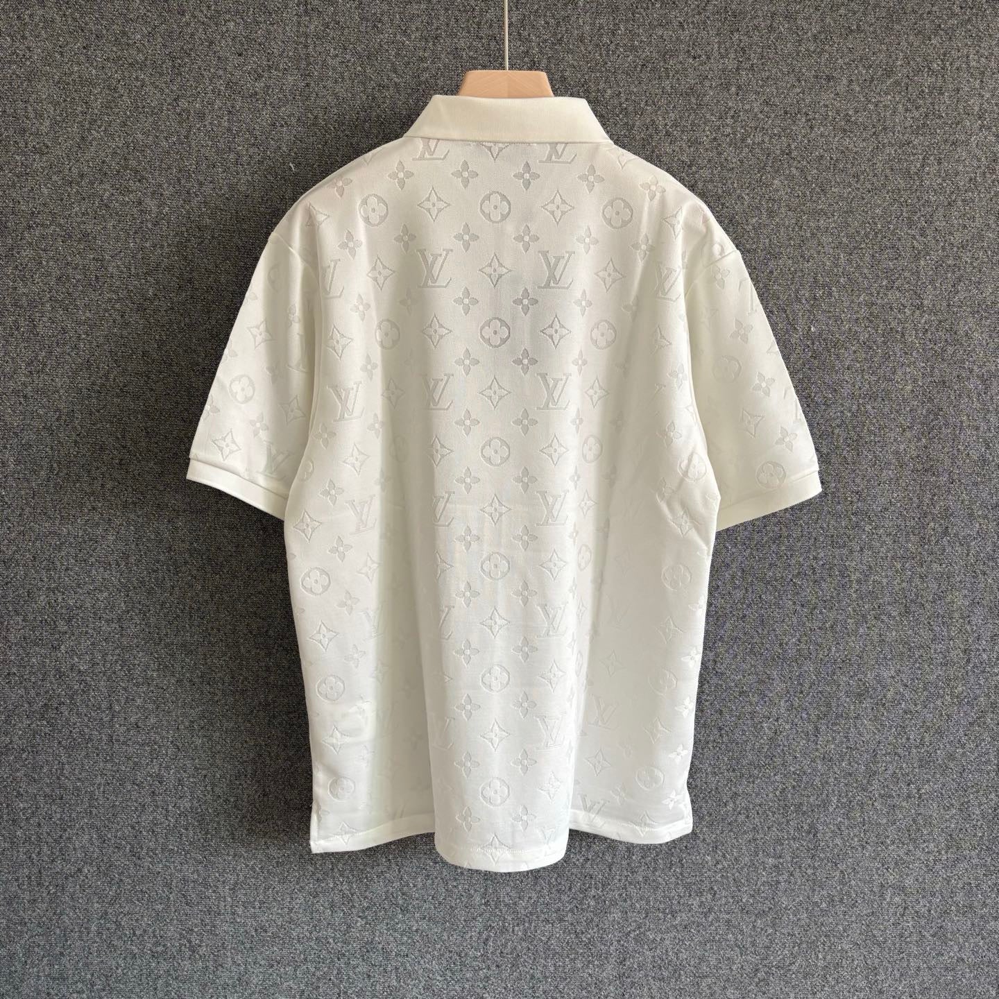 Brown and White Polo