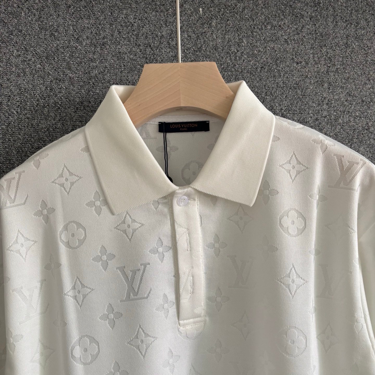 Brown and White Polo