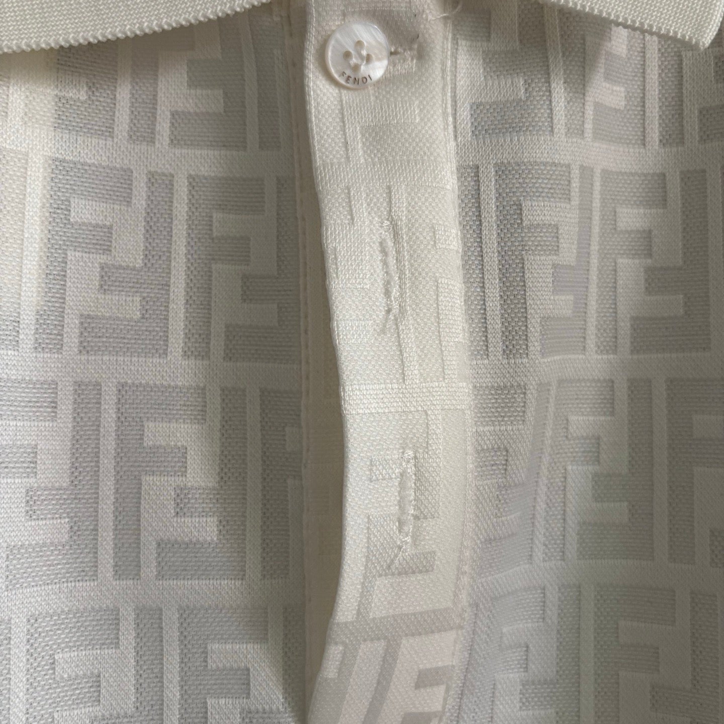 Brown and White Polo