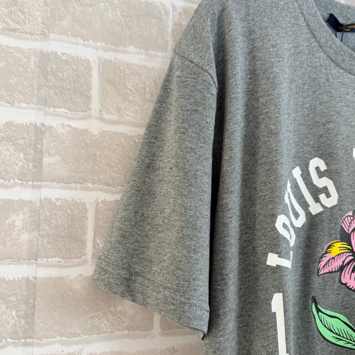 Grey and White T-shirt