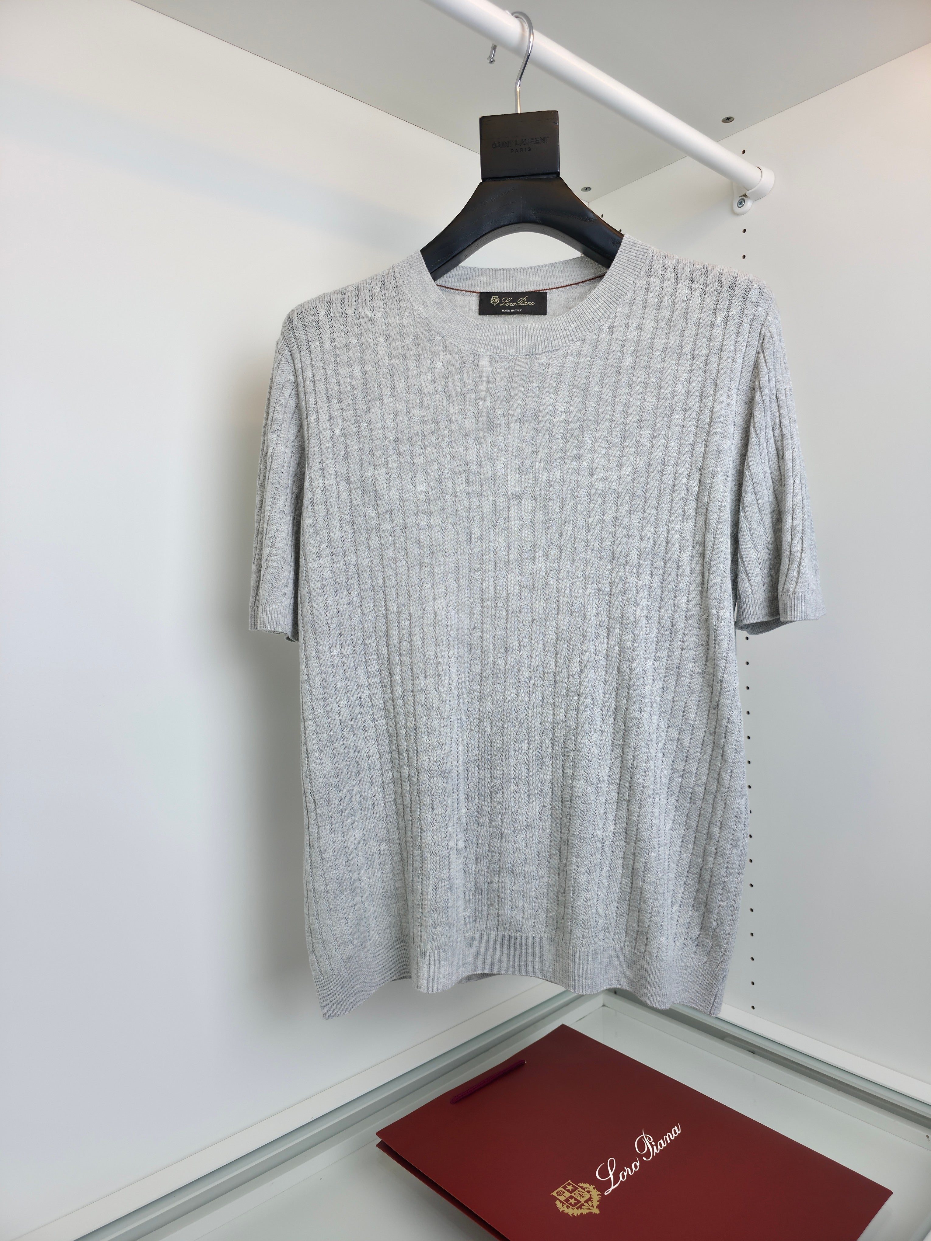 Grey and Cream white T-shirt