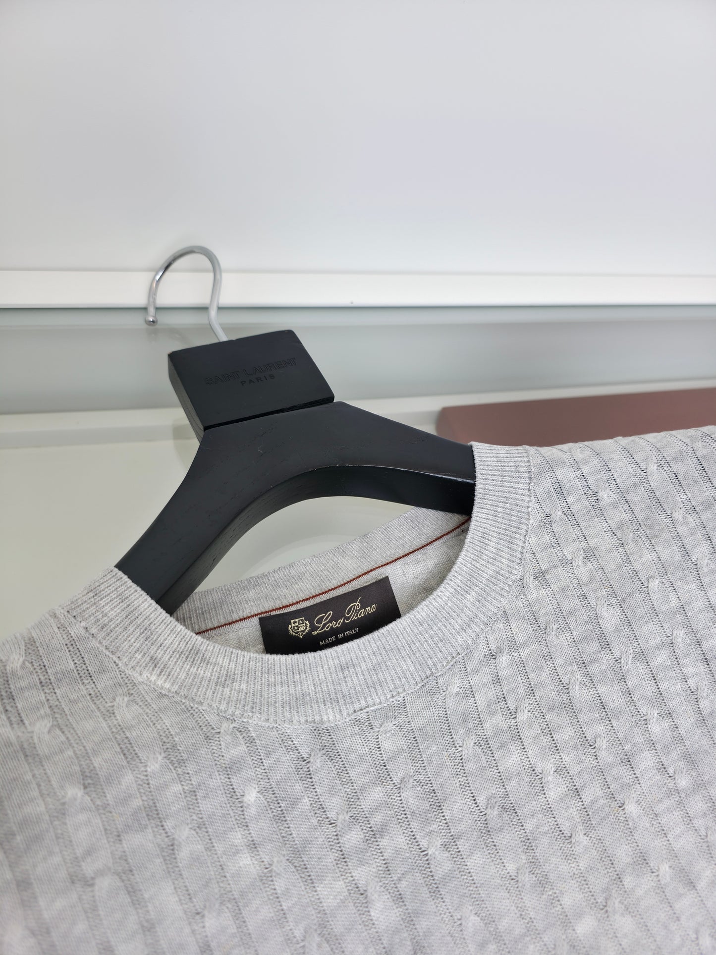 Grey and Cream white T-shirt