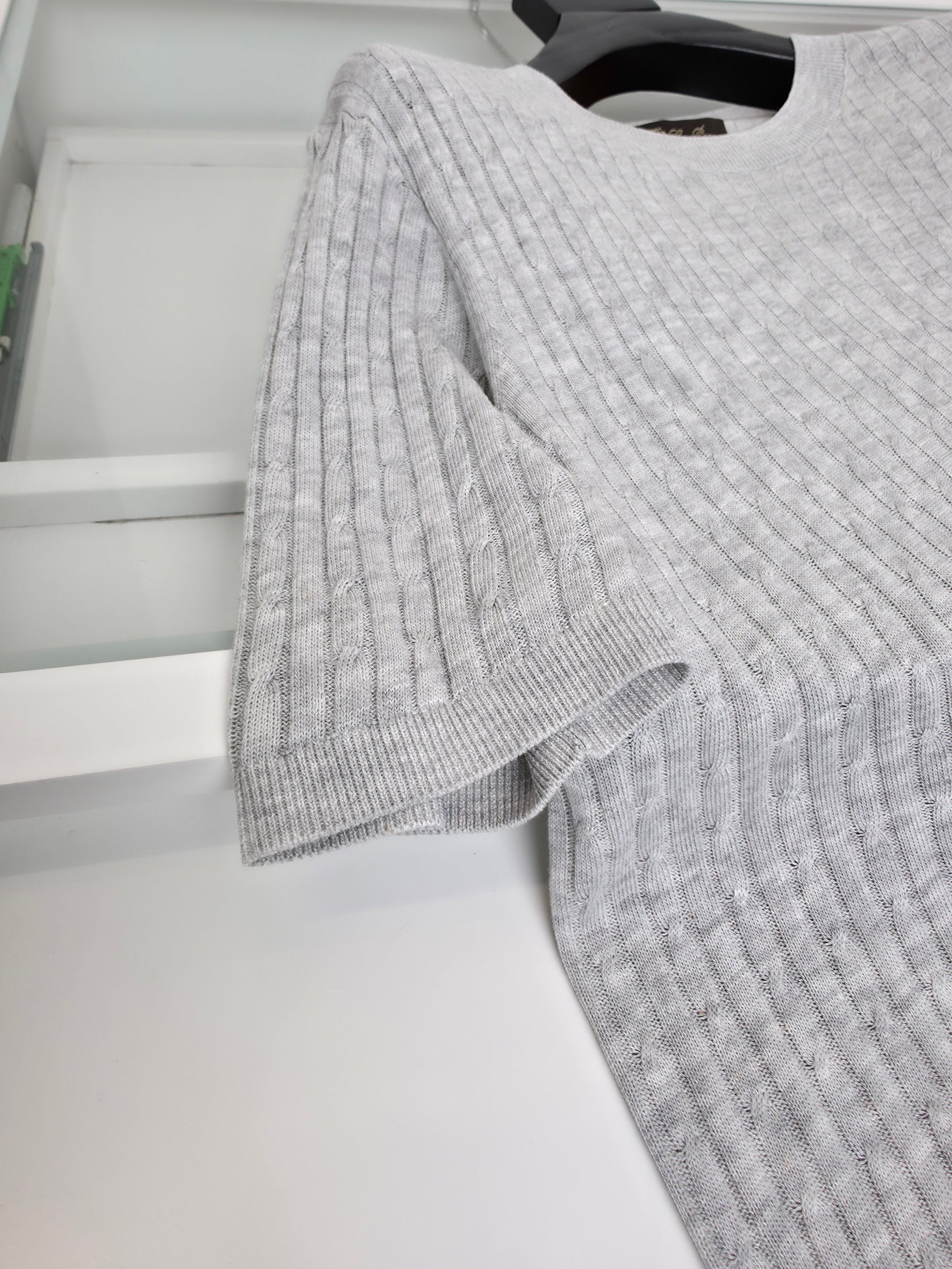 Grey and Cream white T-shirt