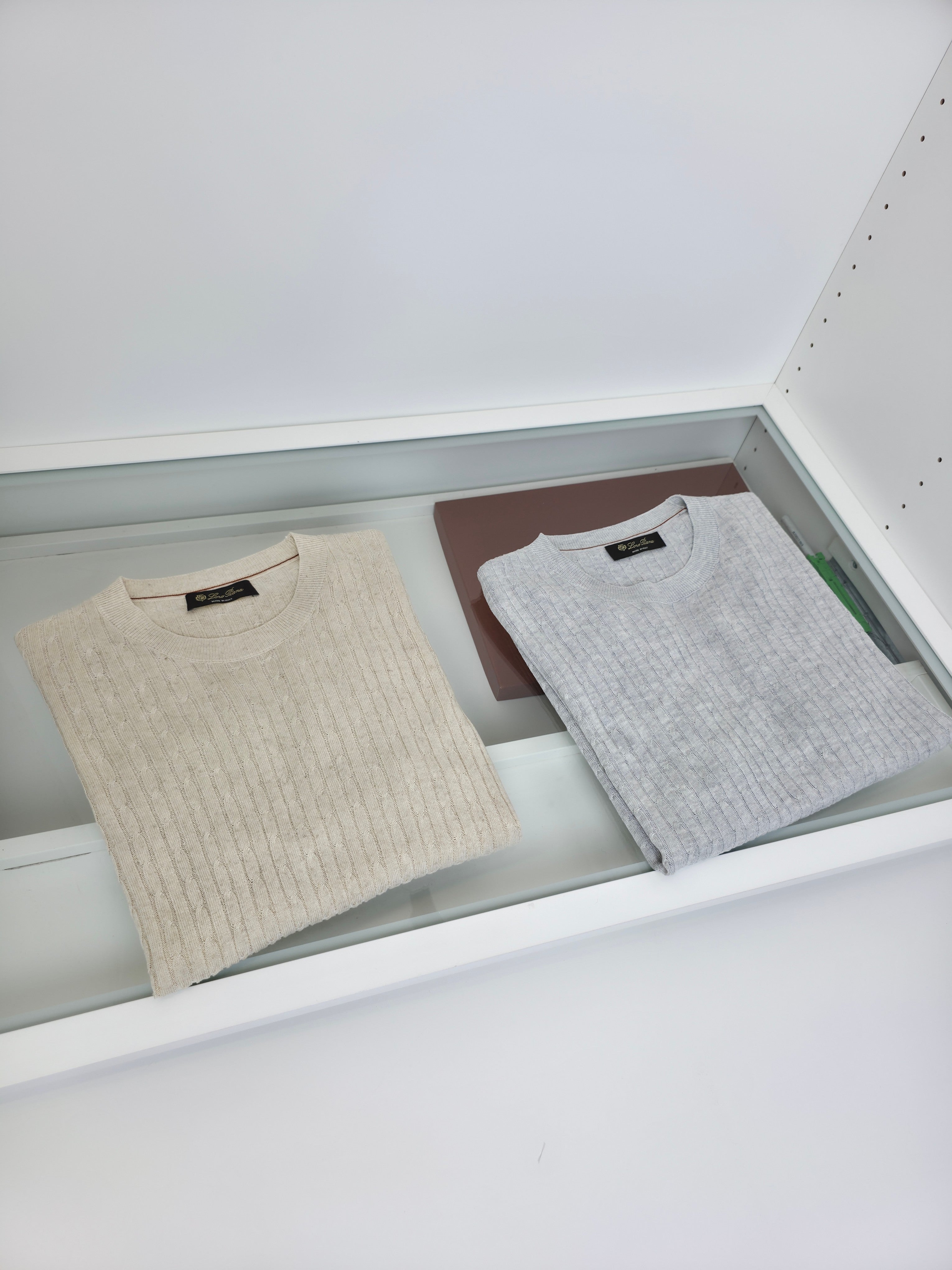 Grey and Cream white T-shirt