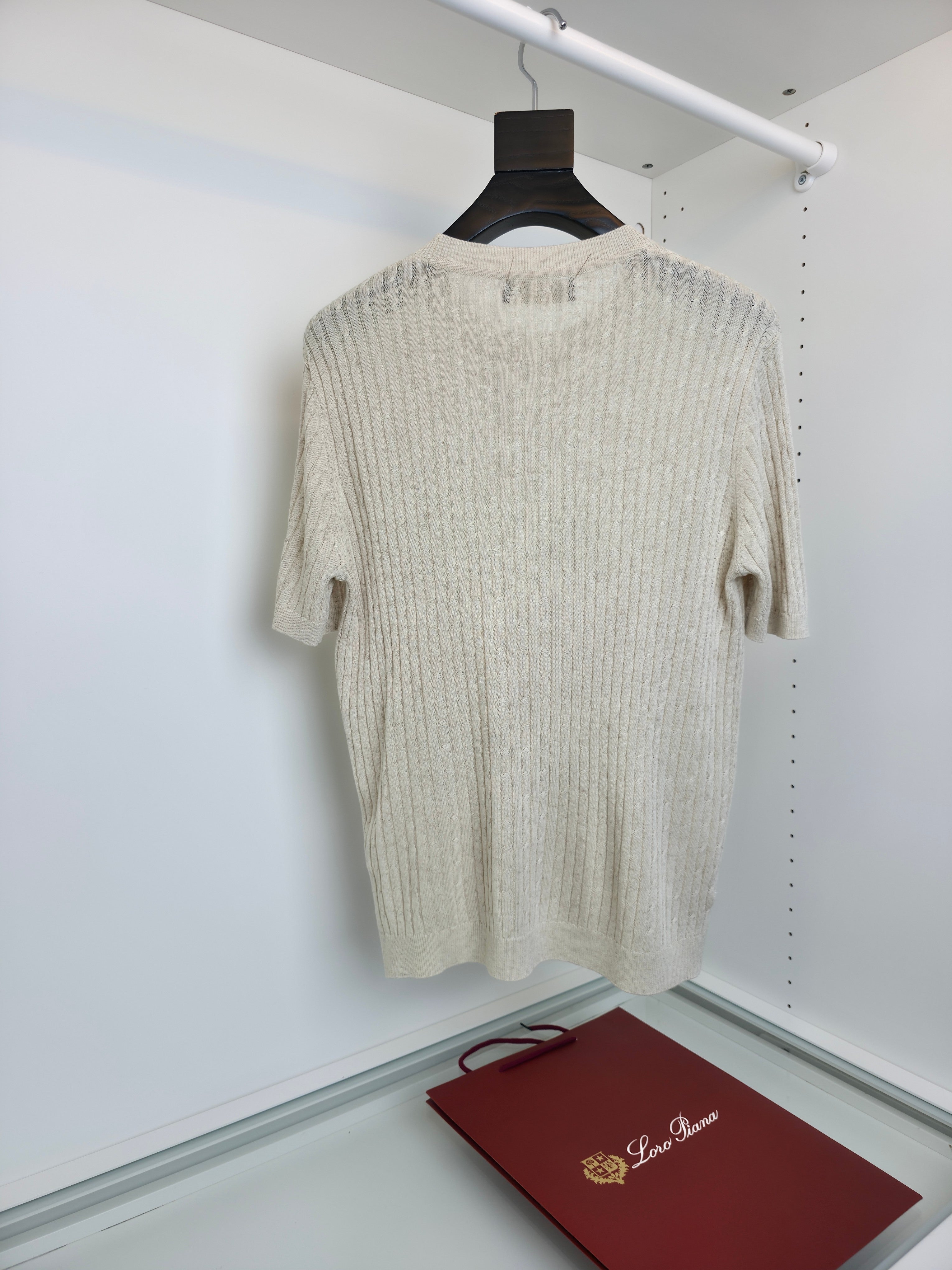 Grey and Cream white T-shirt