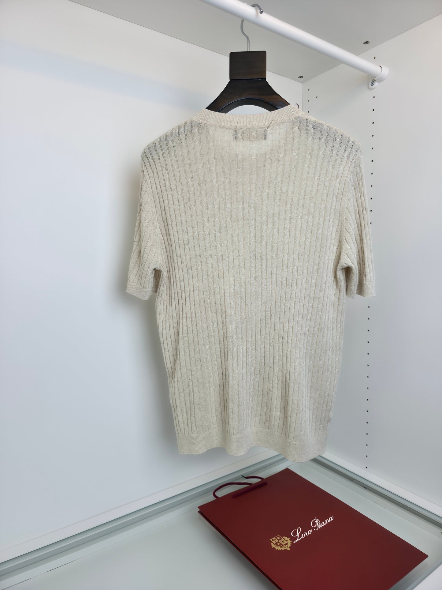 Grey and Cream white T-shirt