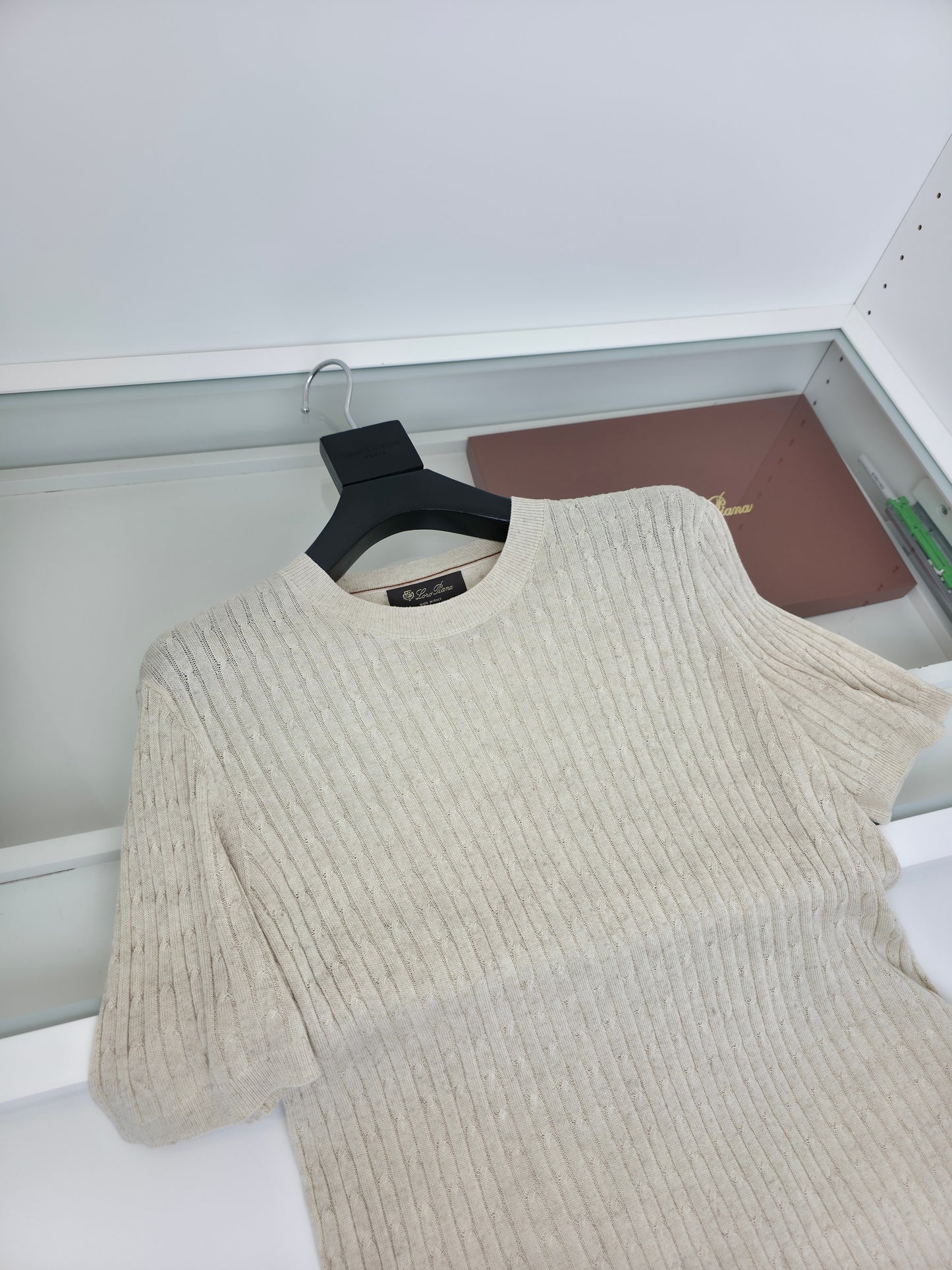 Grey and Cream white T-shirt