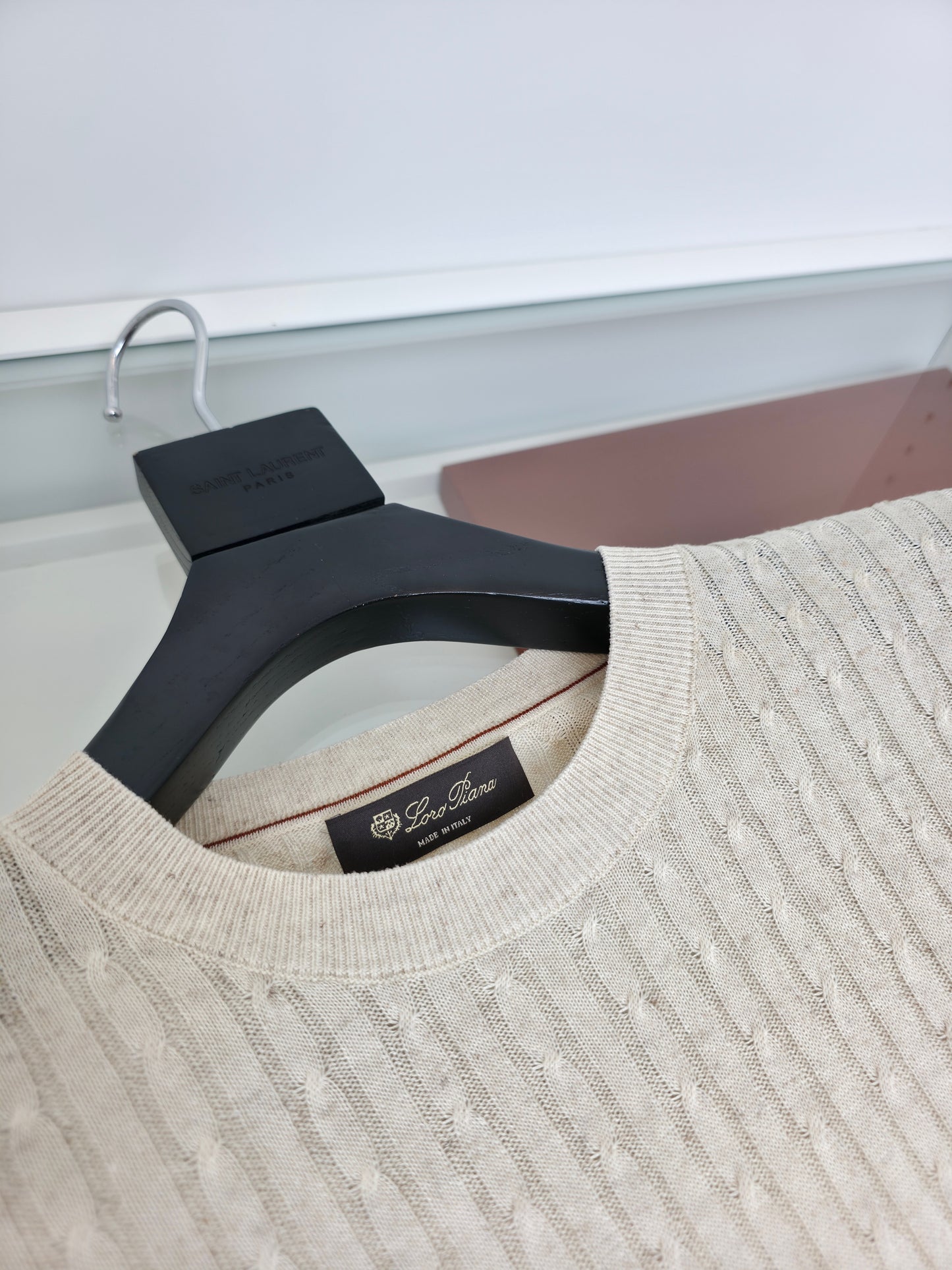 Grey and Cream white T-shirt