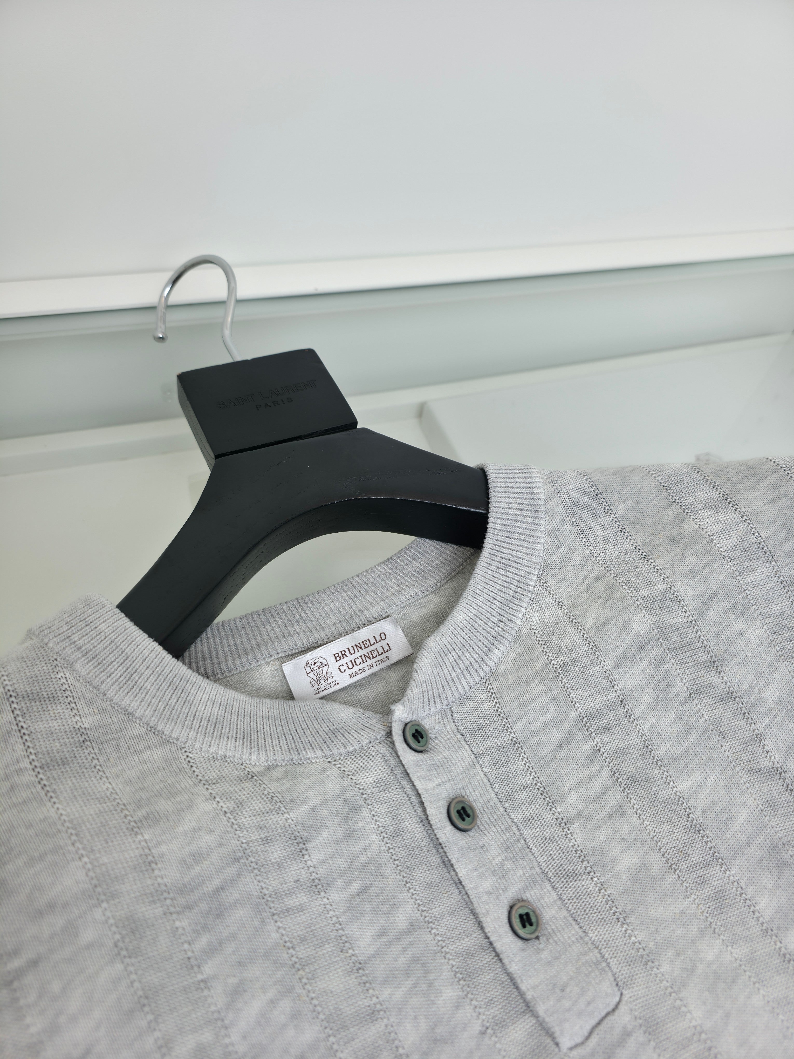 Grey and Cream white Polo