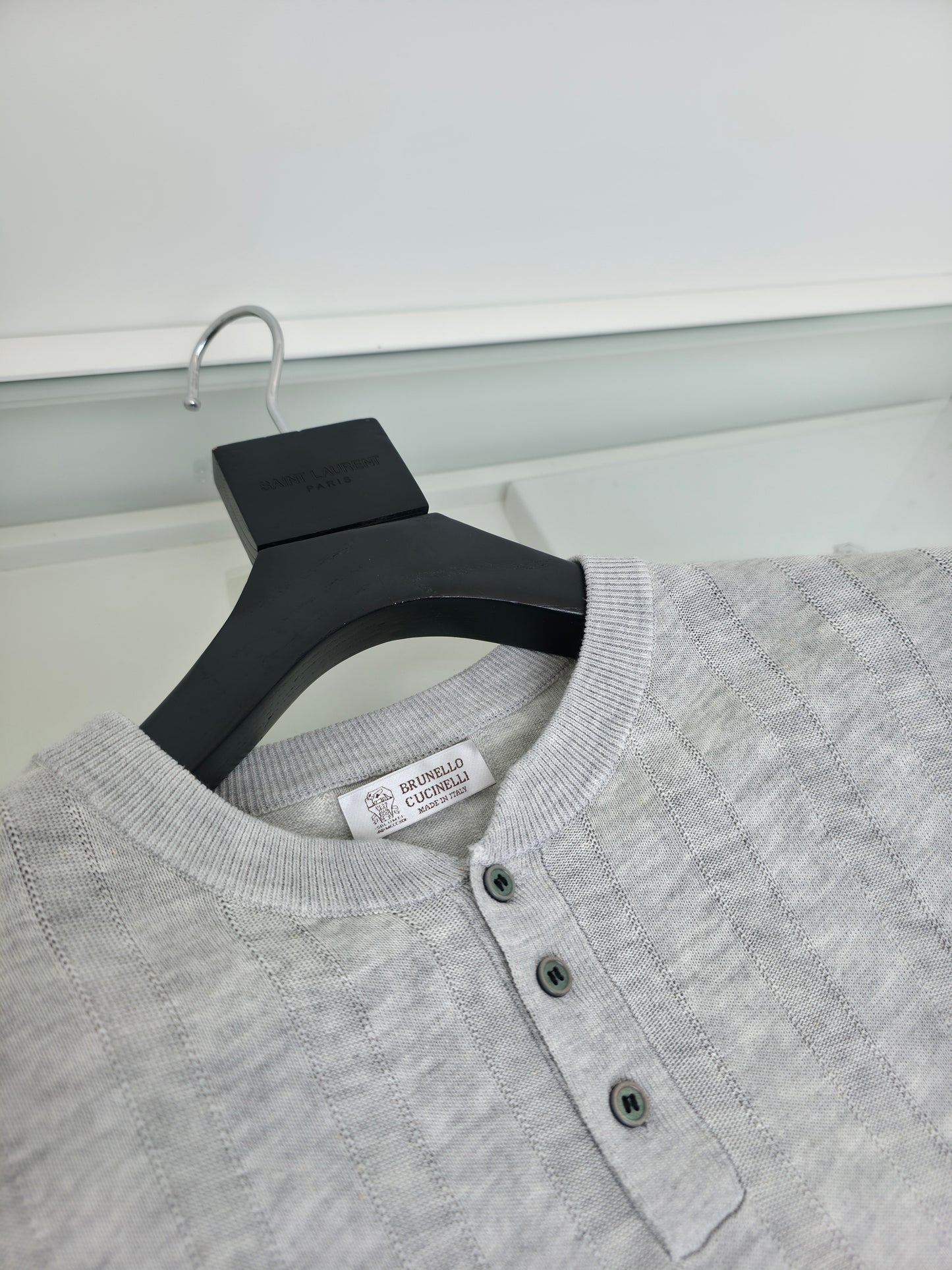 Grey and Cream white Polo
