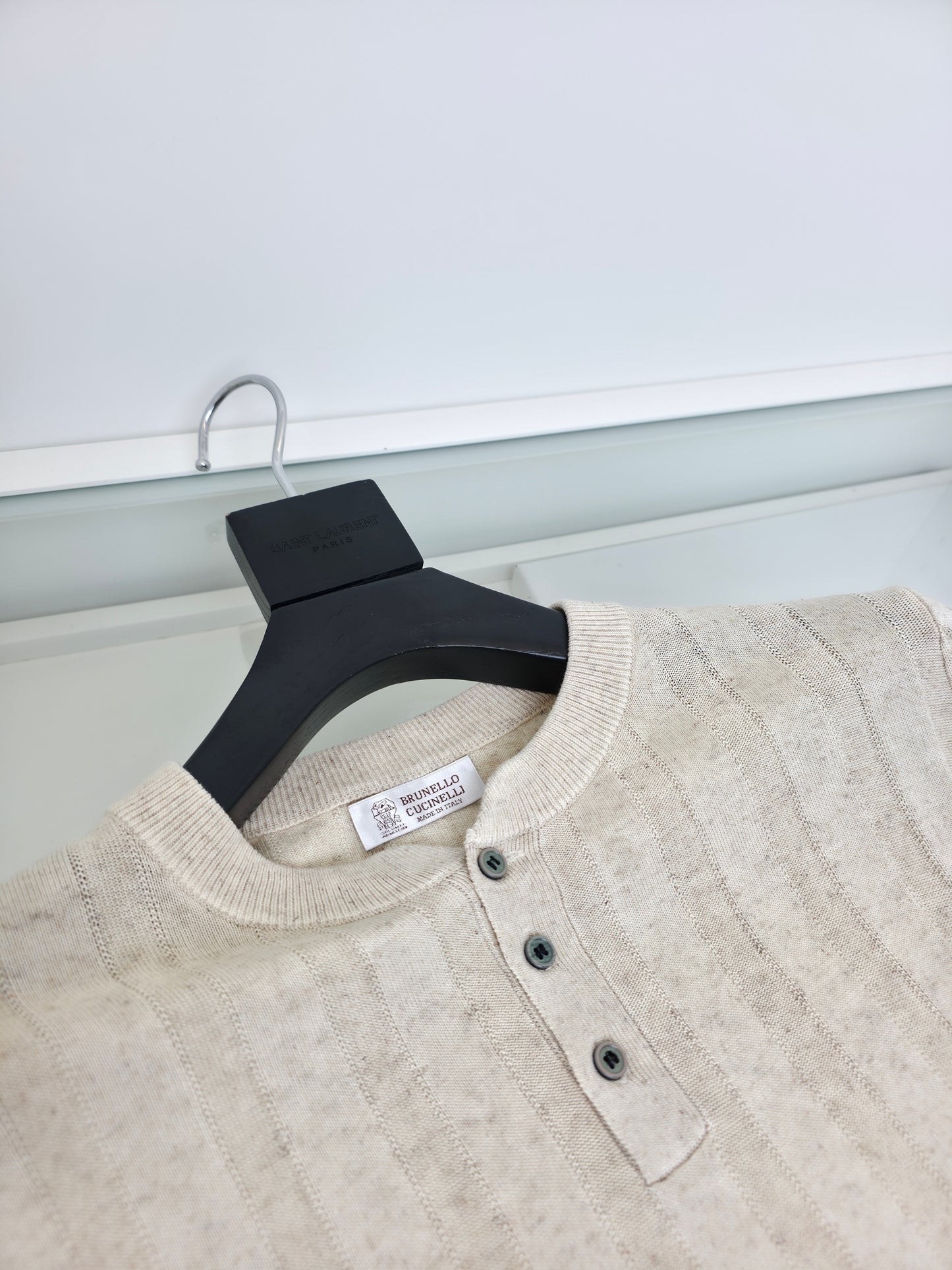 Grey and Cream white Polo