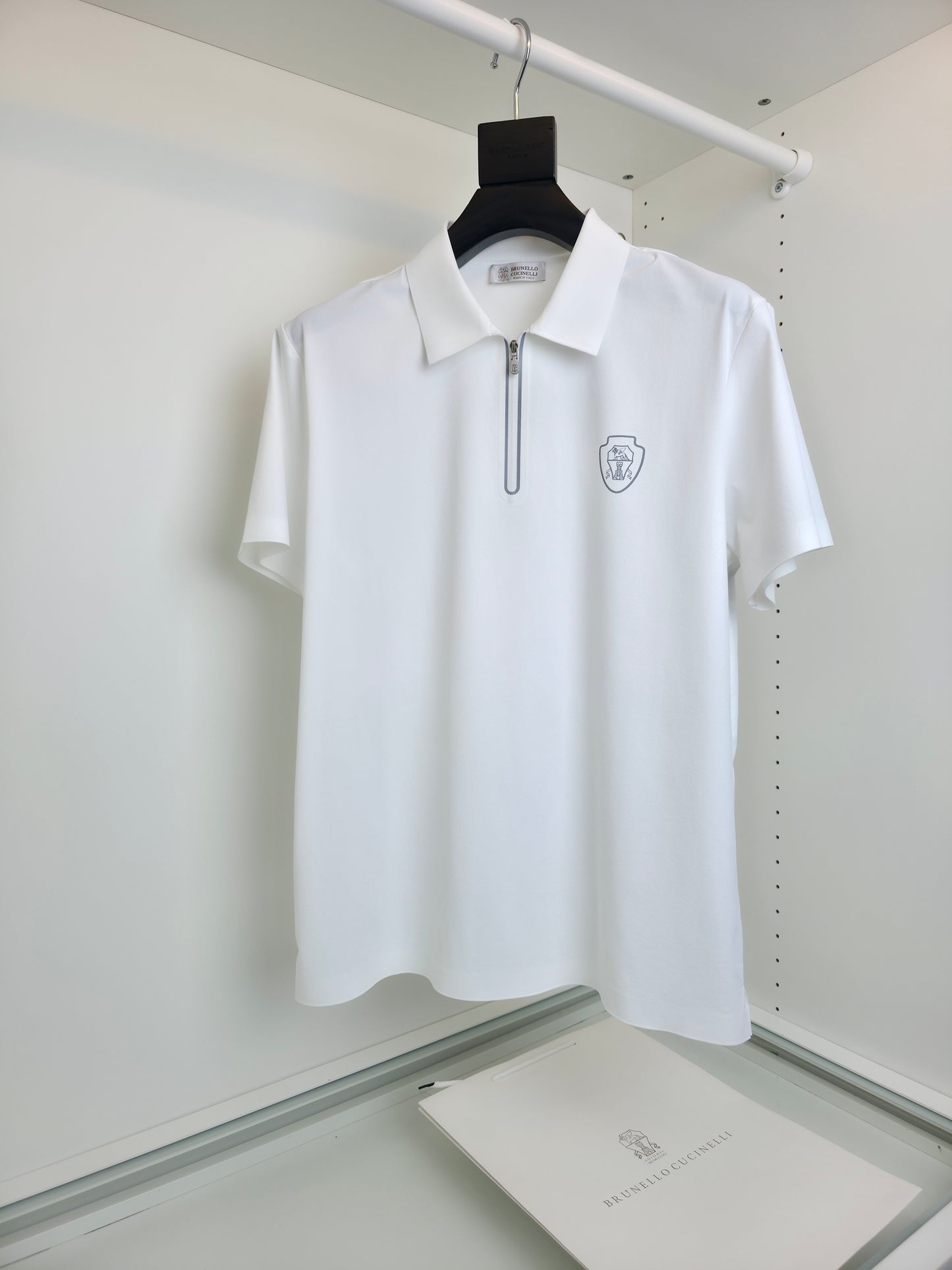 Black and White Polo - FashionHype.xyz