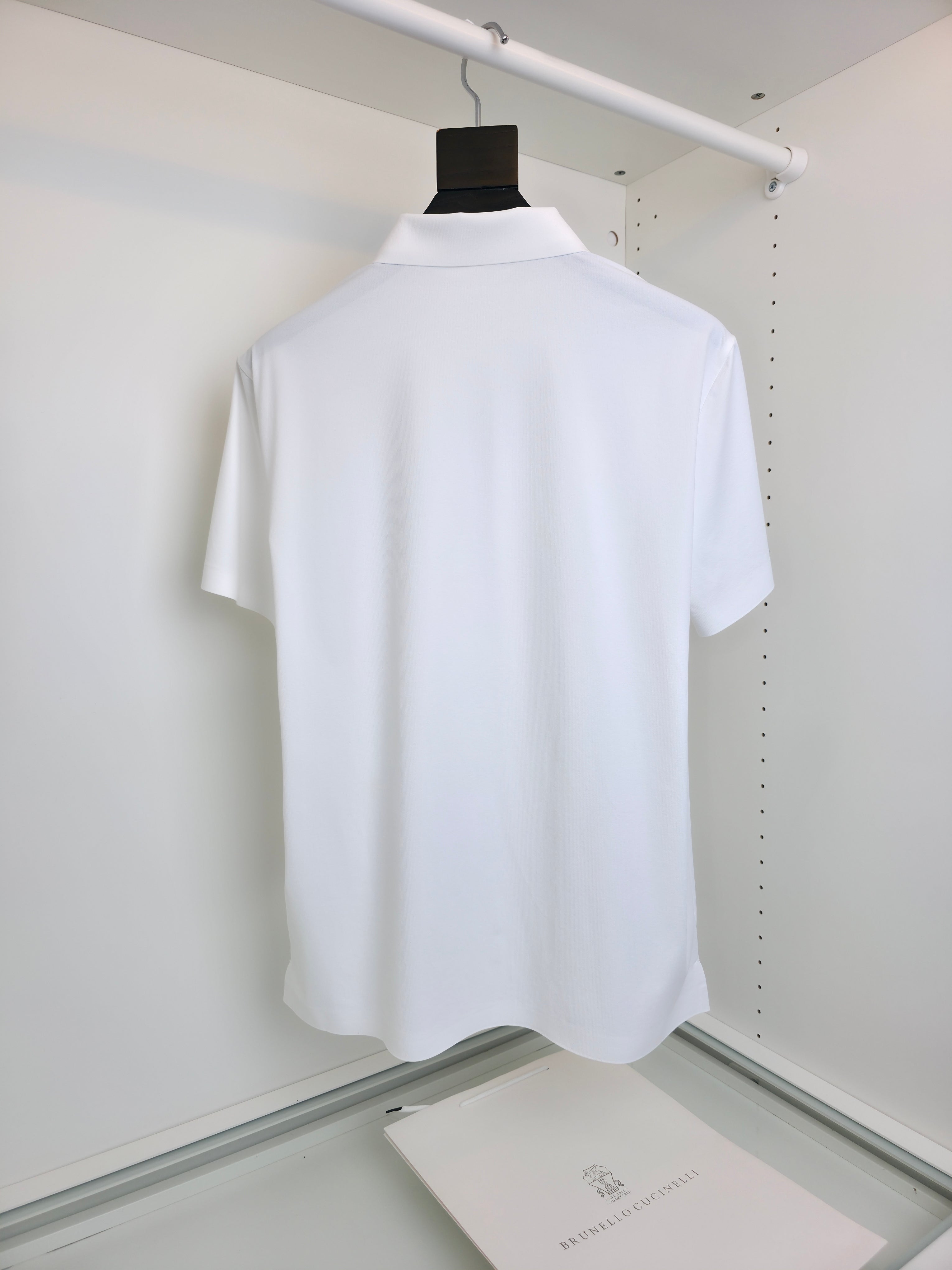 Black and White Polo - FashionHype.xyz