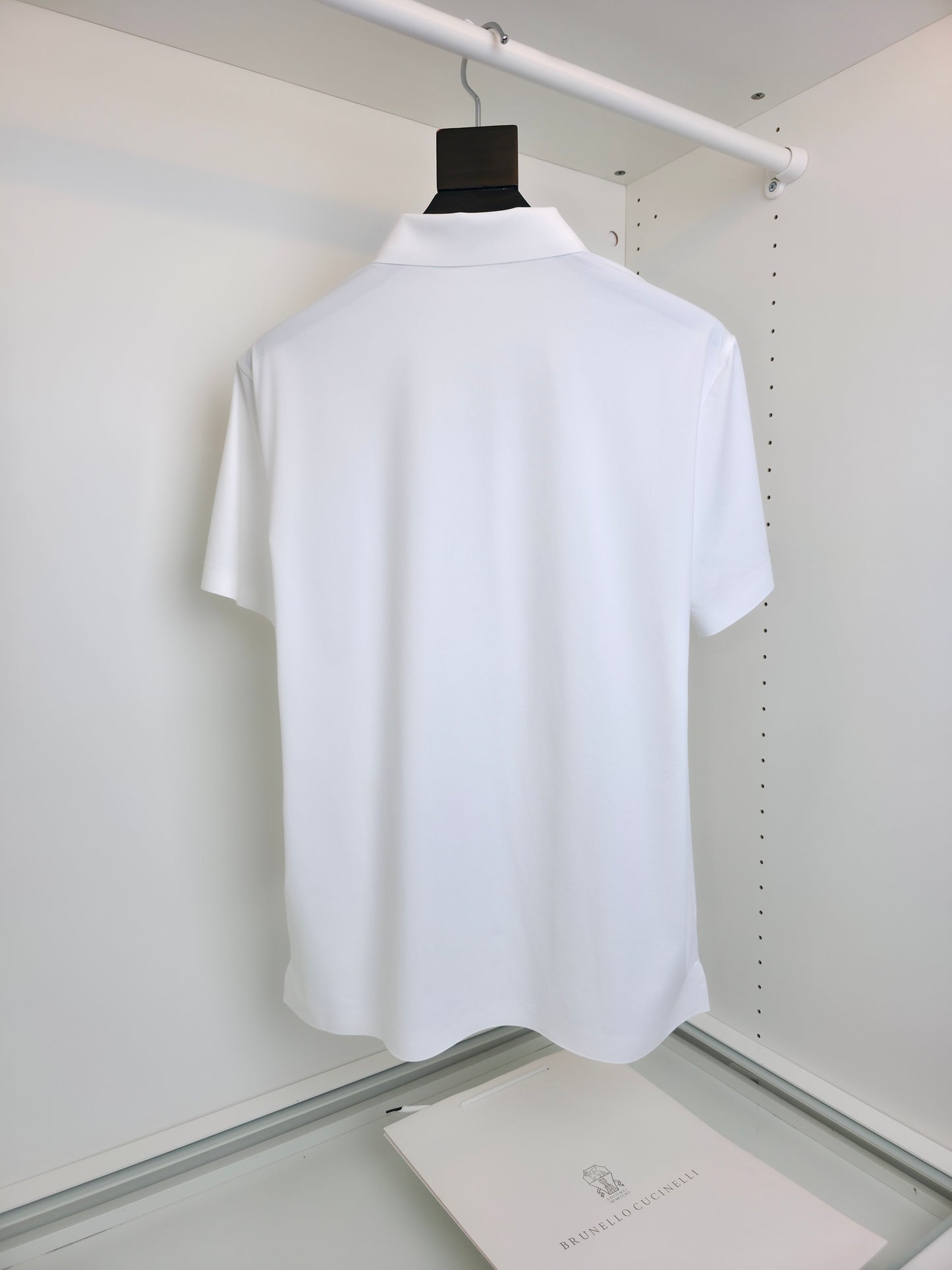 Black and White Polo - FashionHype.xyz