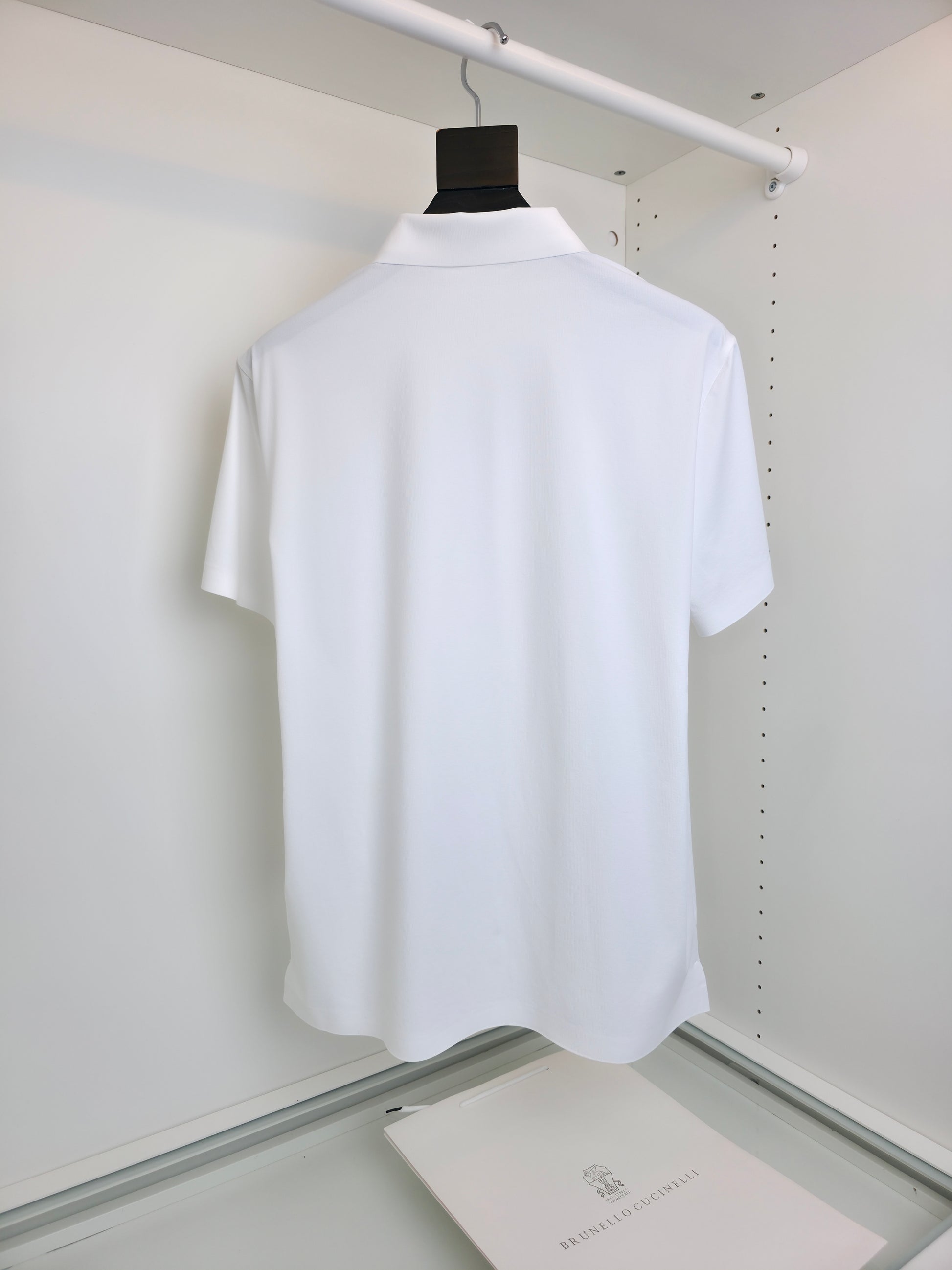 Black and White Polo - FashionHype.xyz