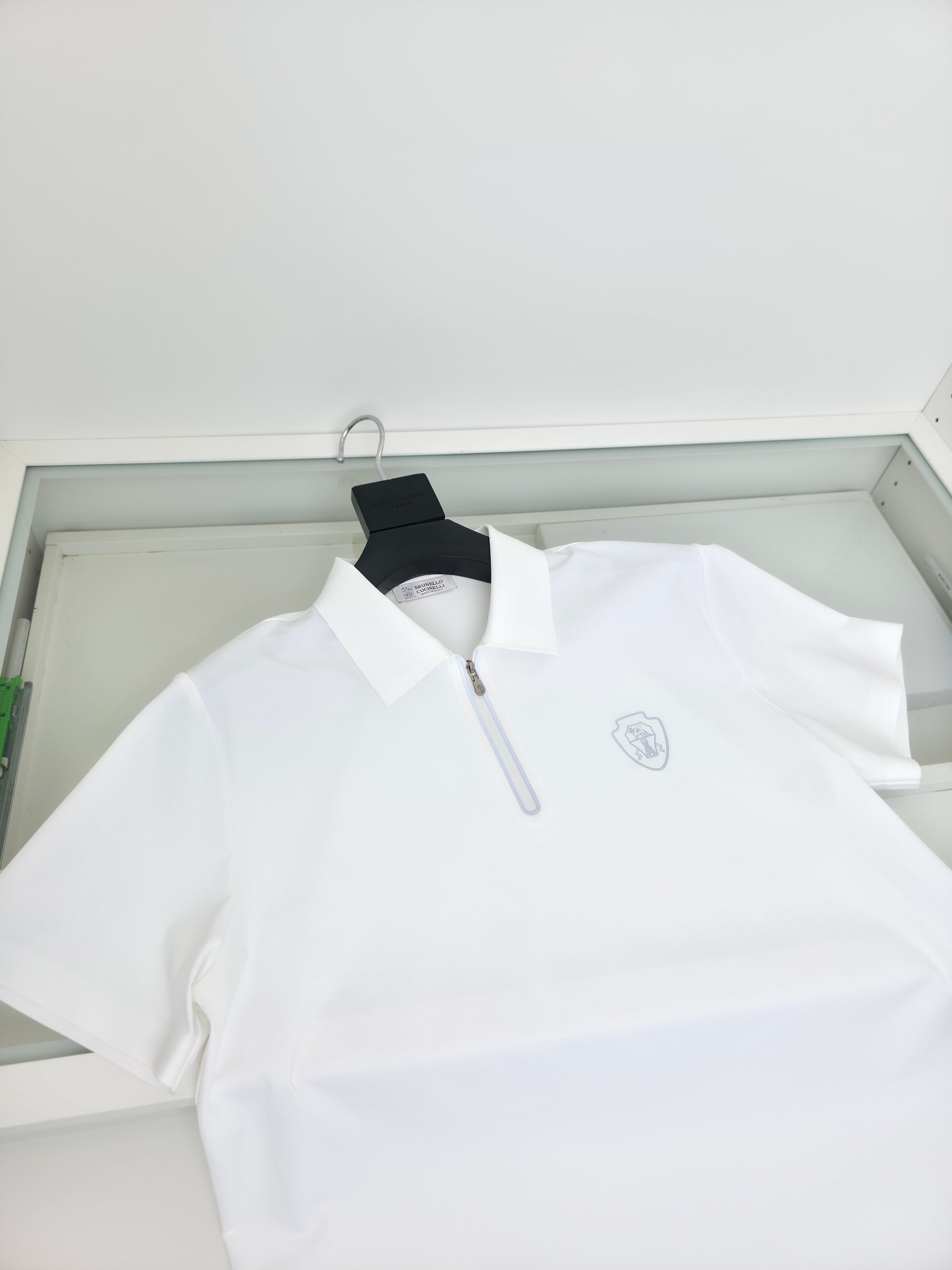 Black and White Polo - FashionHype.xyz
