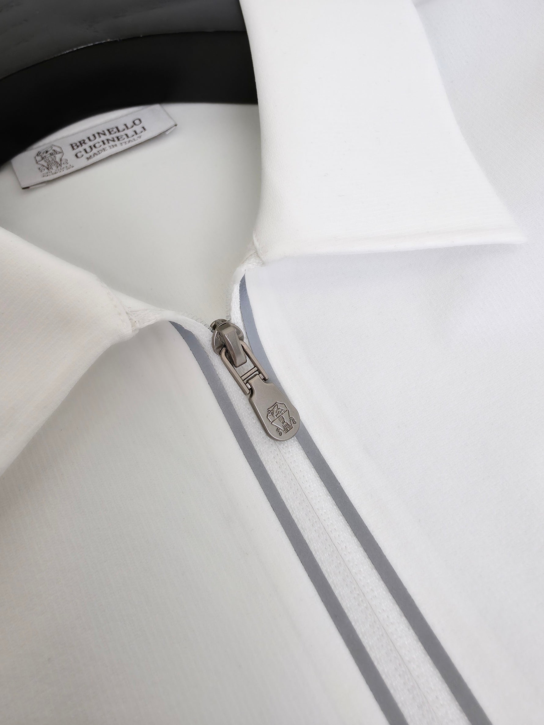 Black and White Polo - FashionHype.xyz