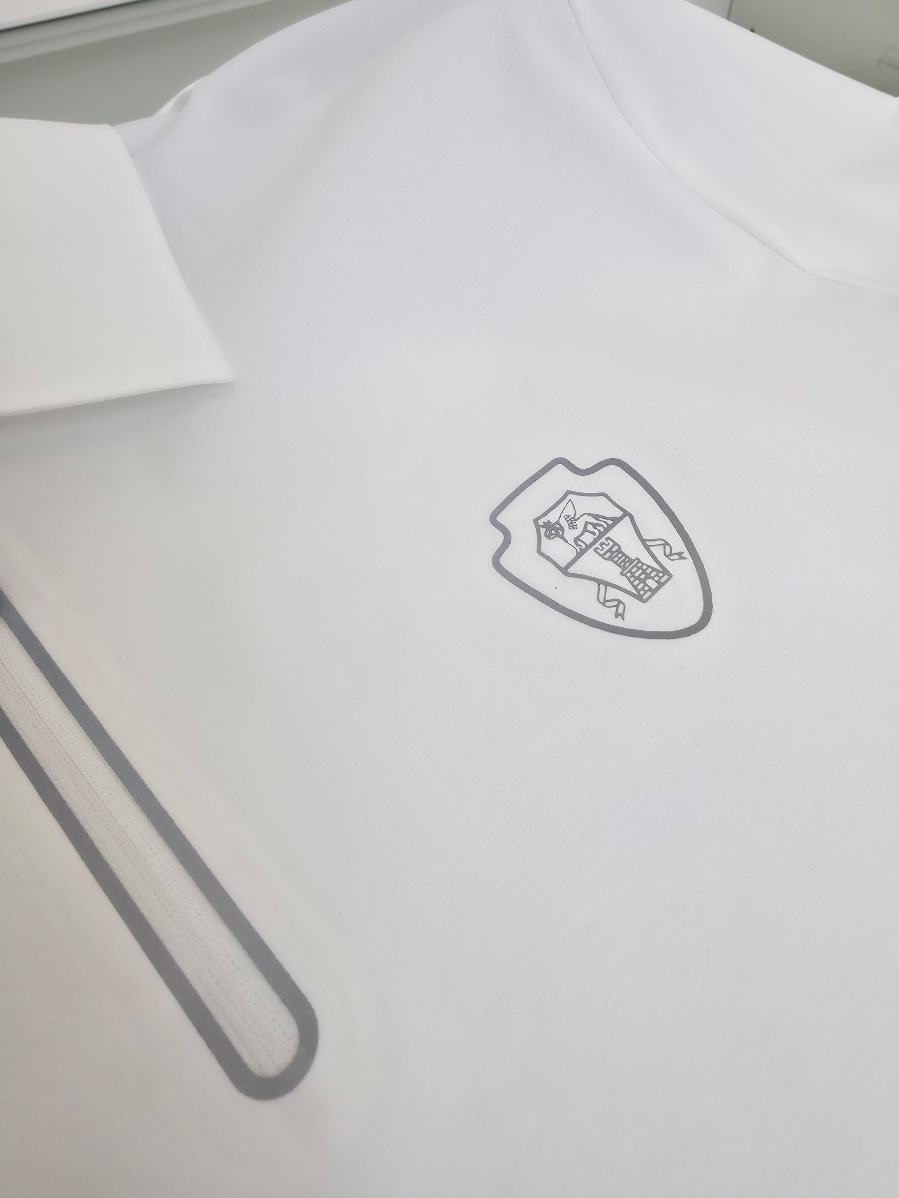 Black and White Polo - FashionHype.xyz