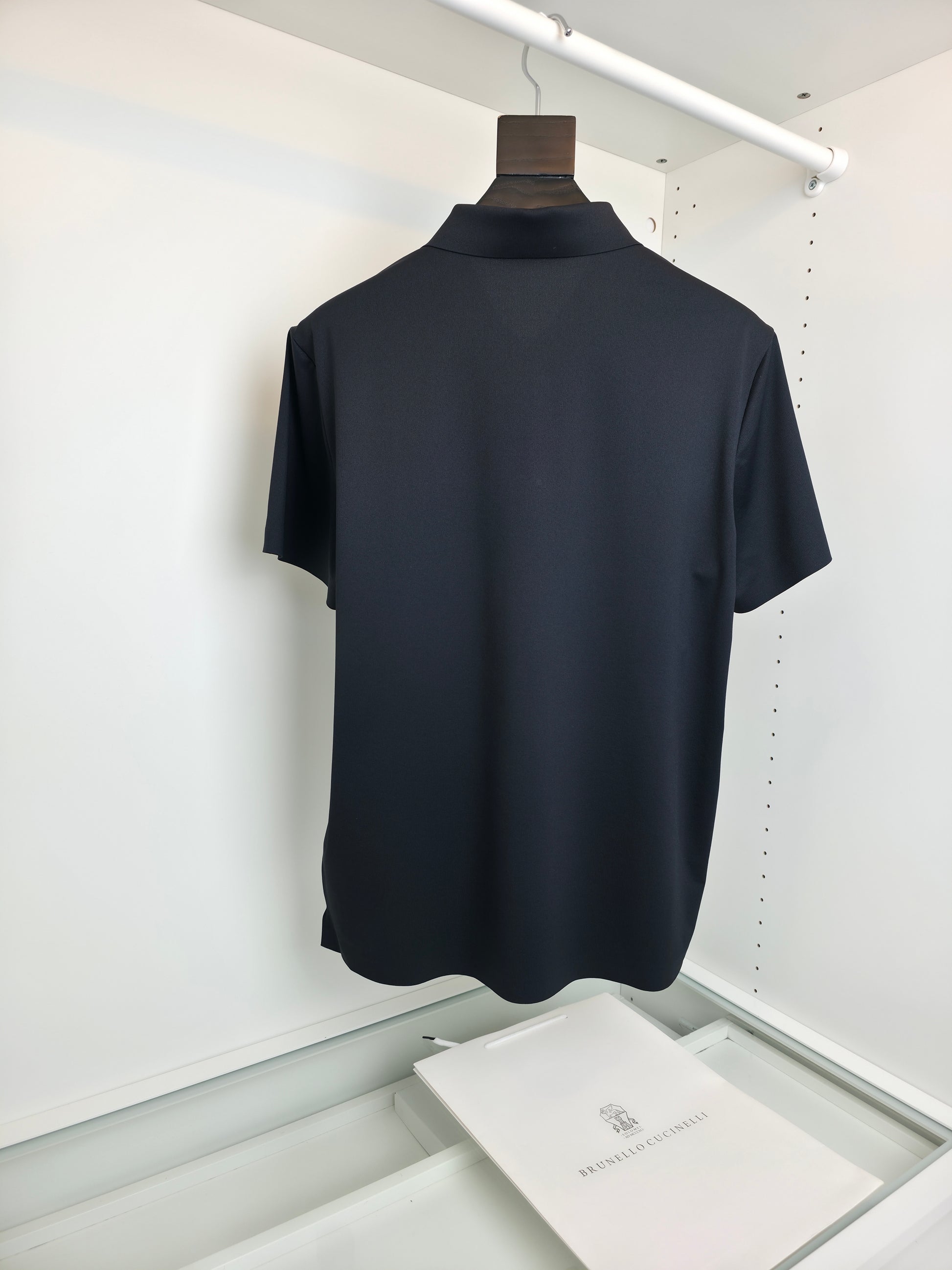 Black and White Polo - FashionHype.xyz
