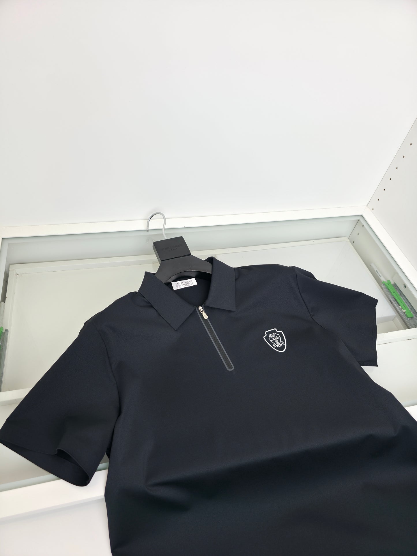 Black and White Polo - FashionHype.xyz