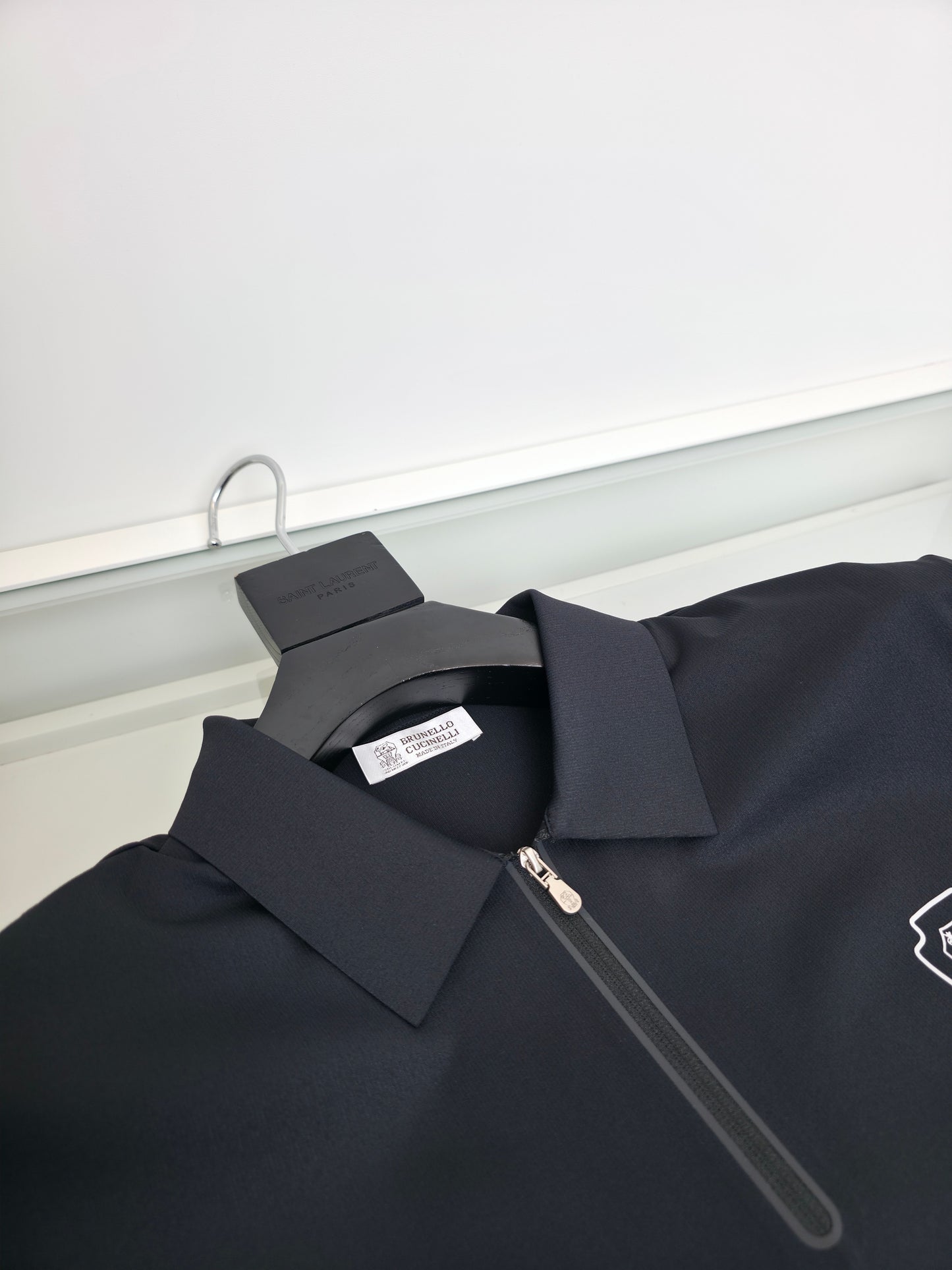 Black and White Polo - FashionHype.xyz