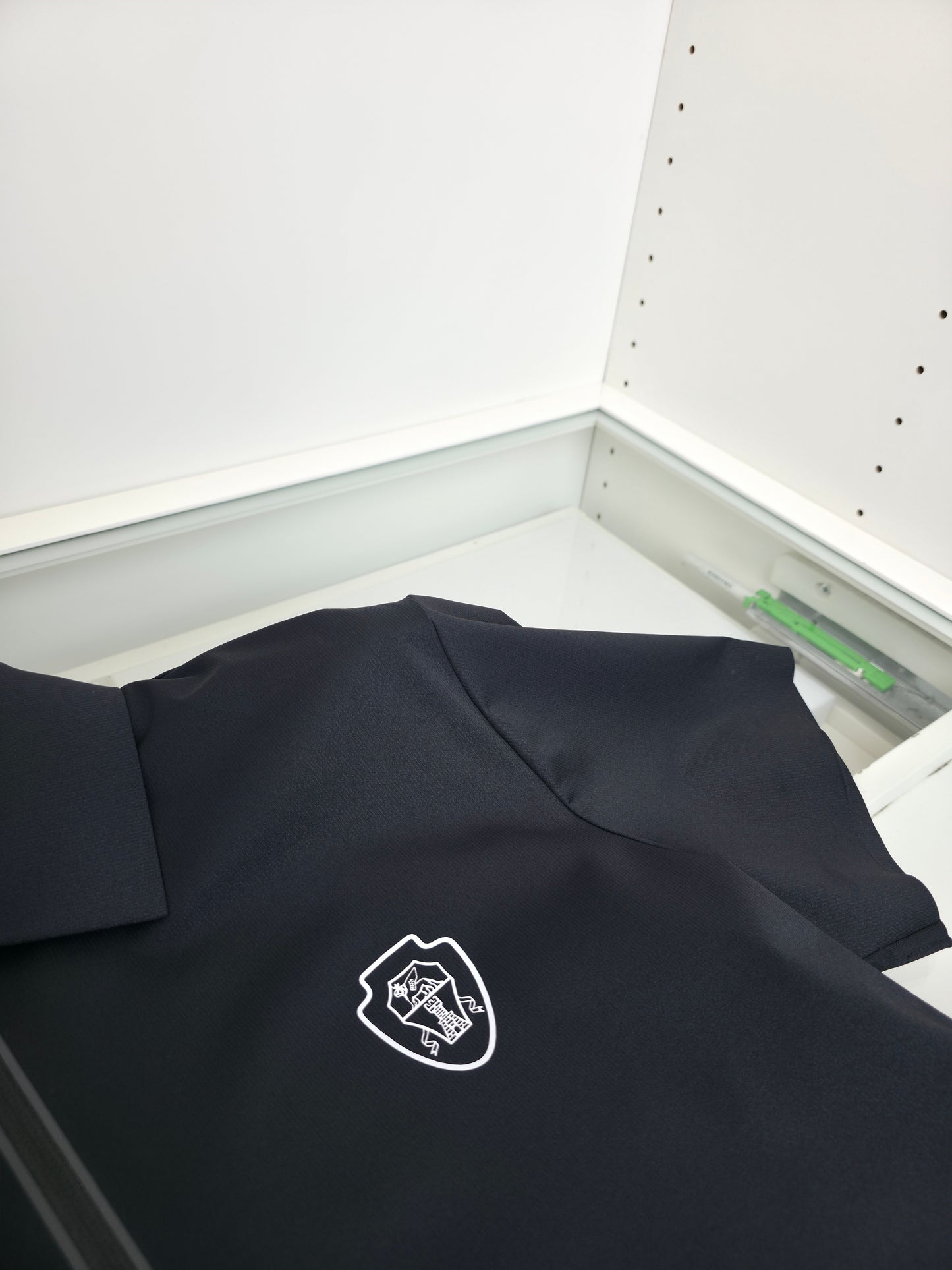 Black and White Polo - FashionHype.xyz