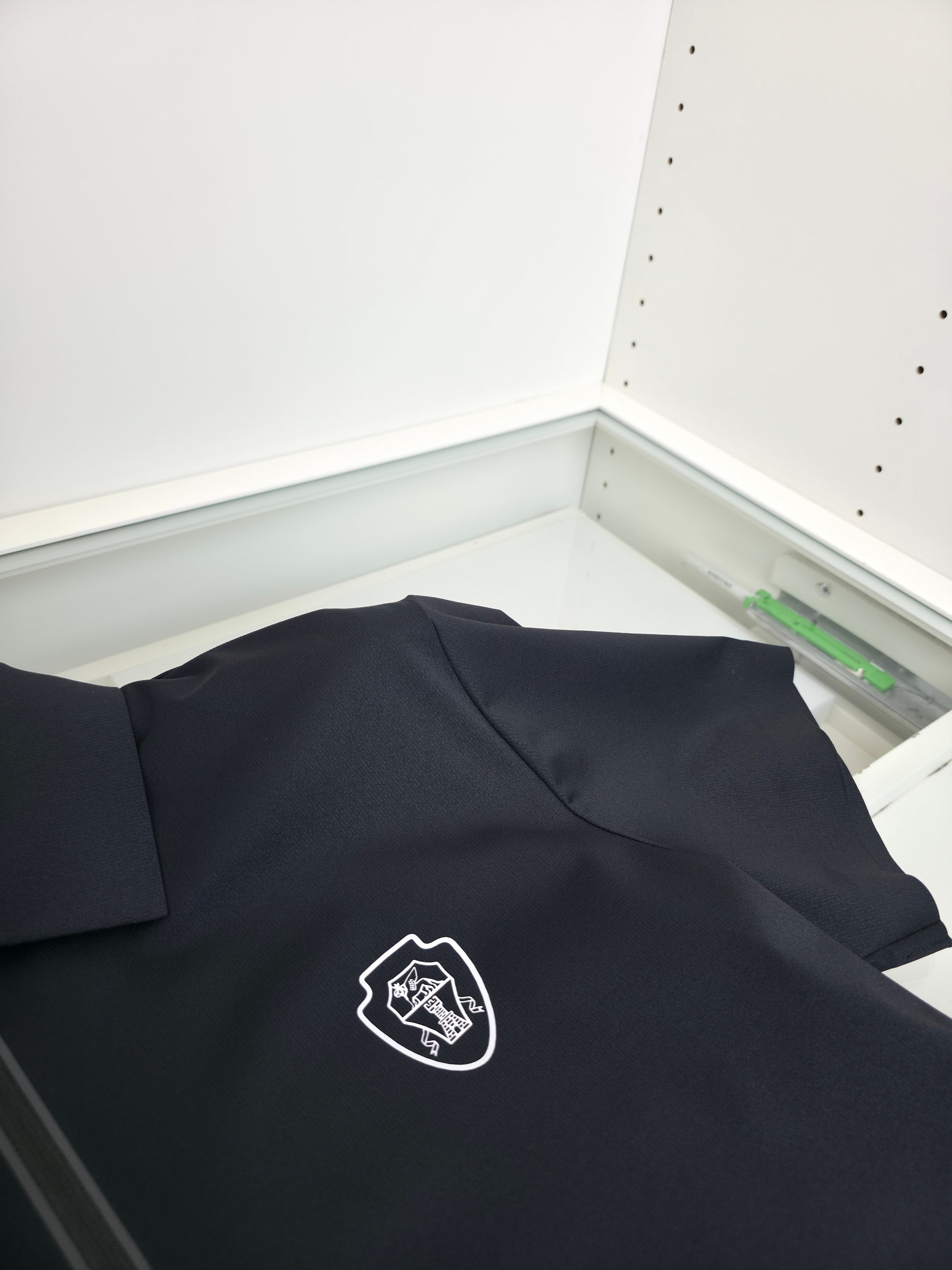 Black and White Polo - FashionHype.xyz