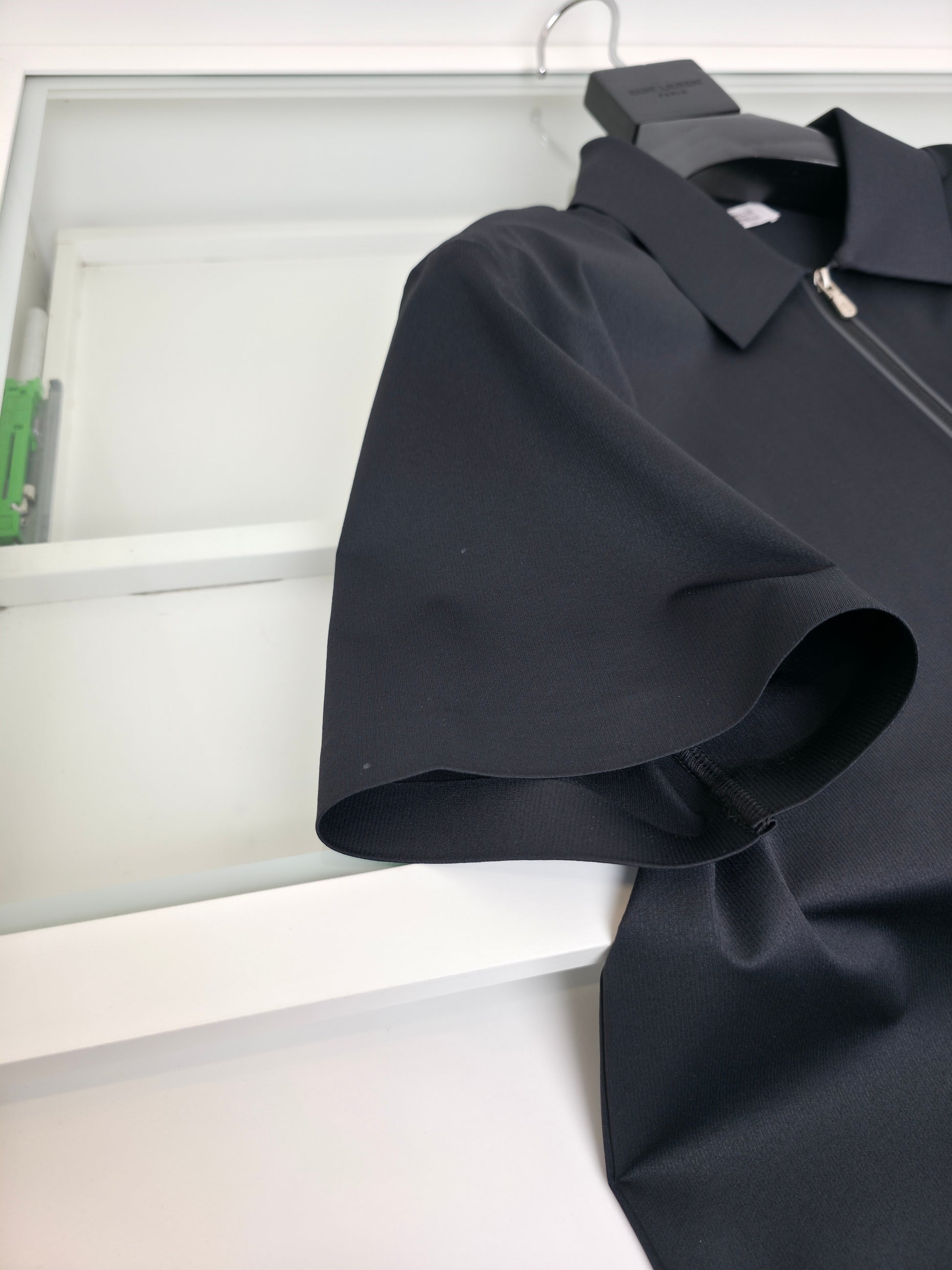 Black and White Polo - FashionHype.xyz