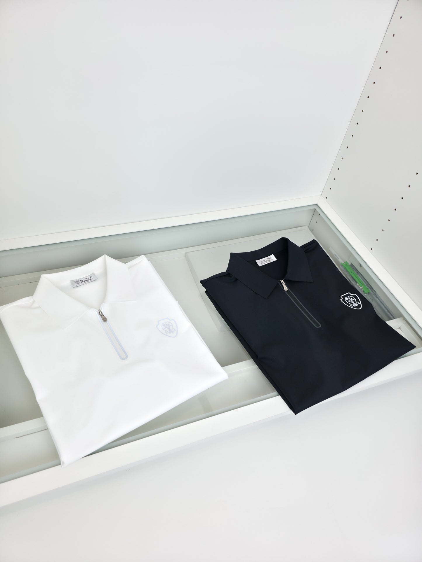 Black and White Polo - FashionHype.xyz