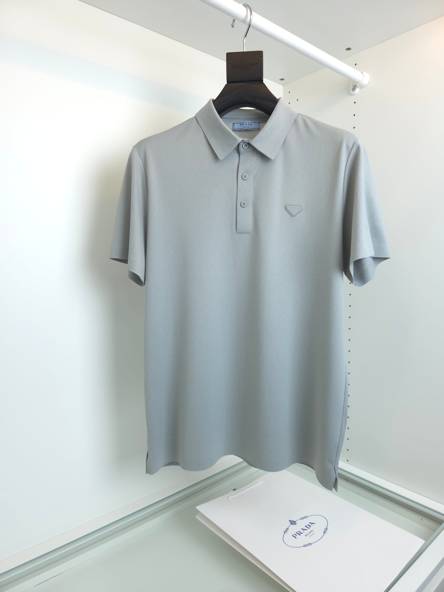 Grey and Black Polo