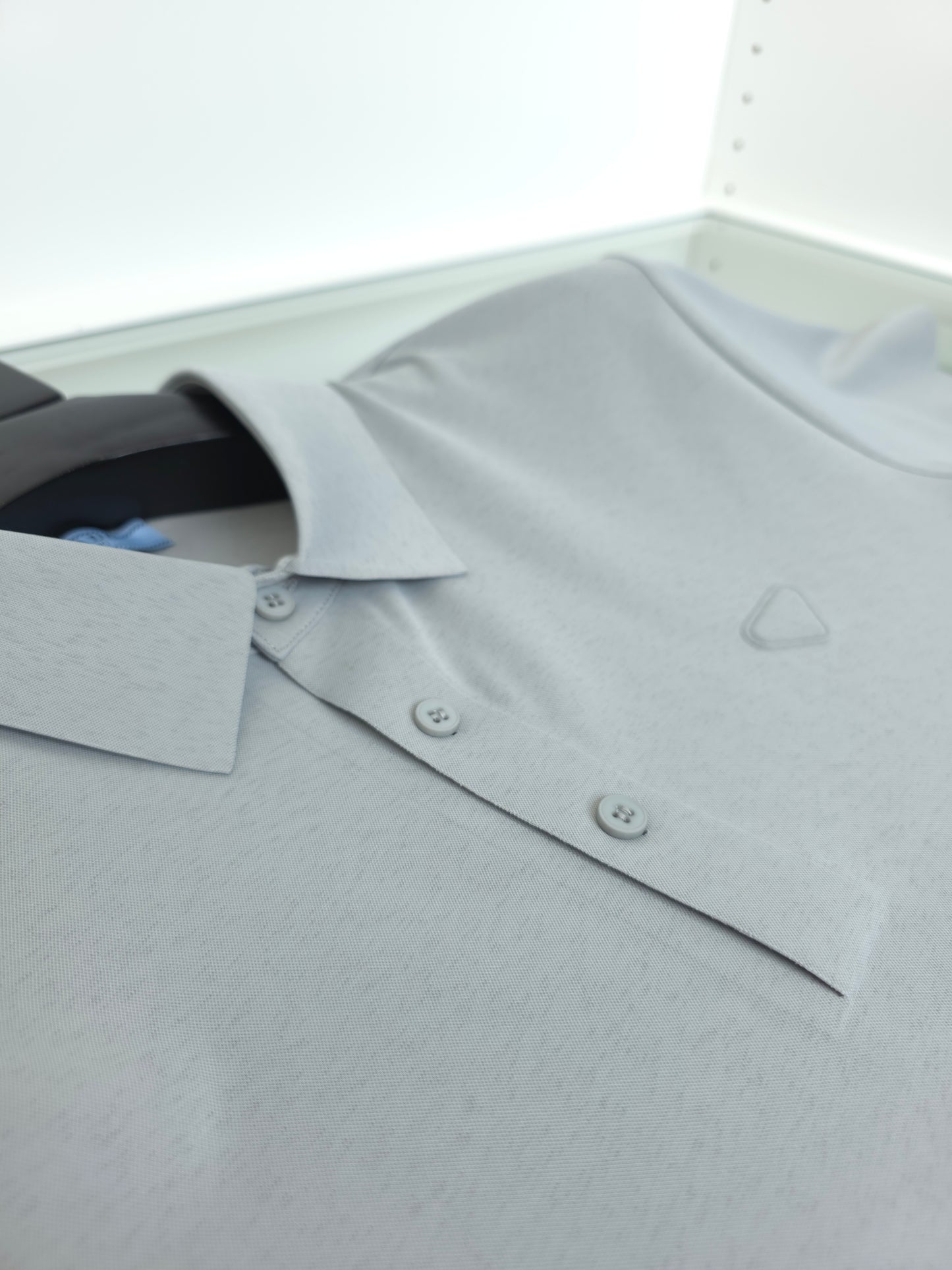 Grey and Black Polo