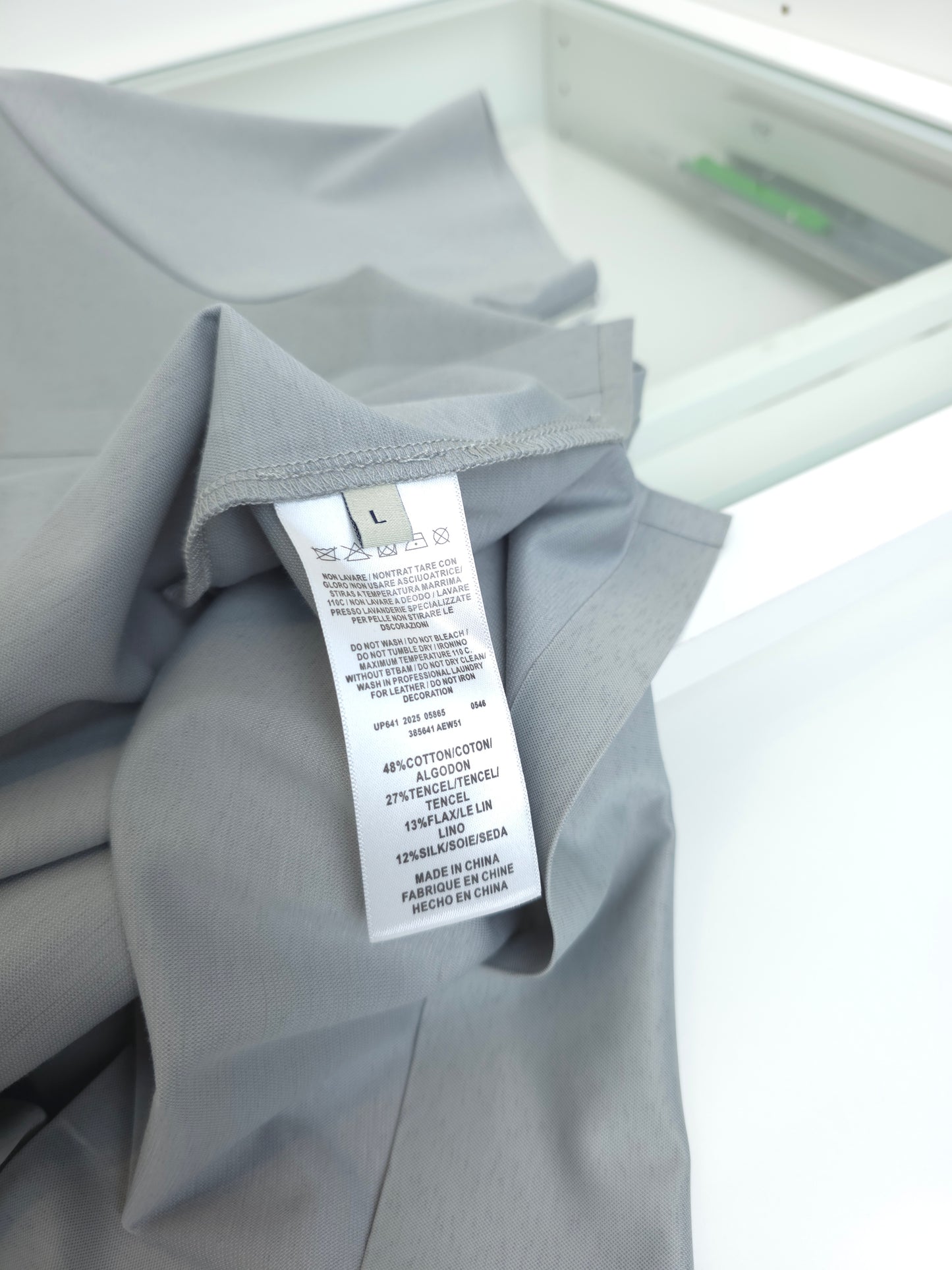 Grey and Black Polo