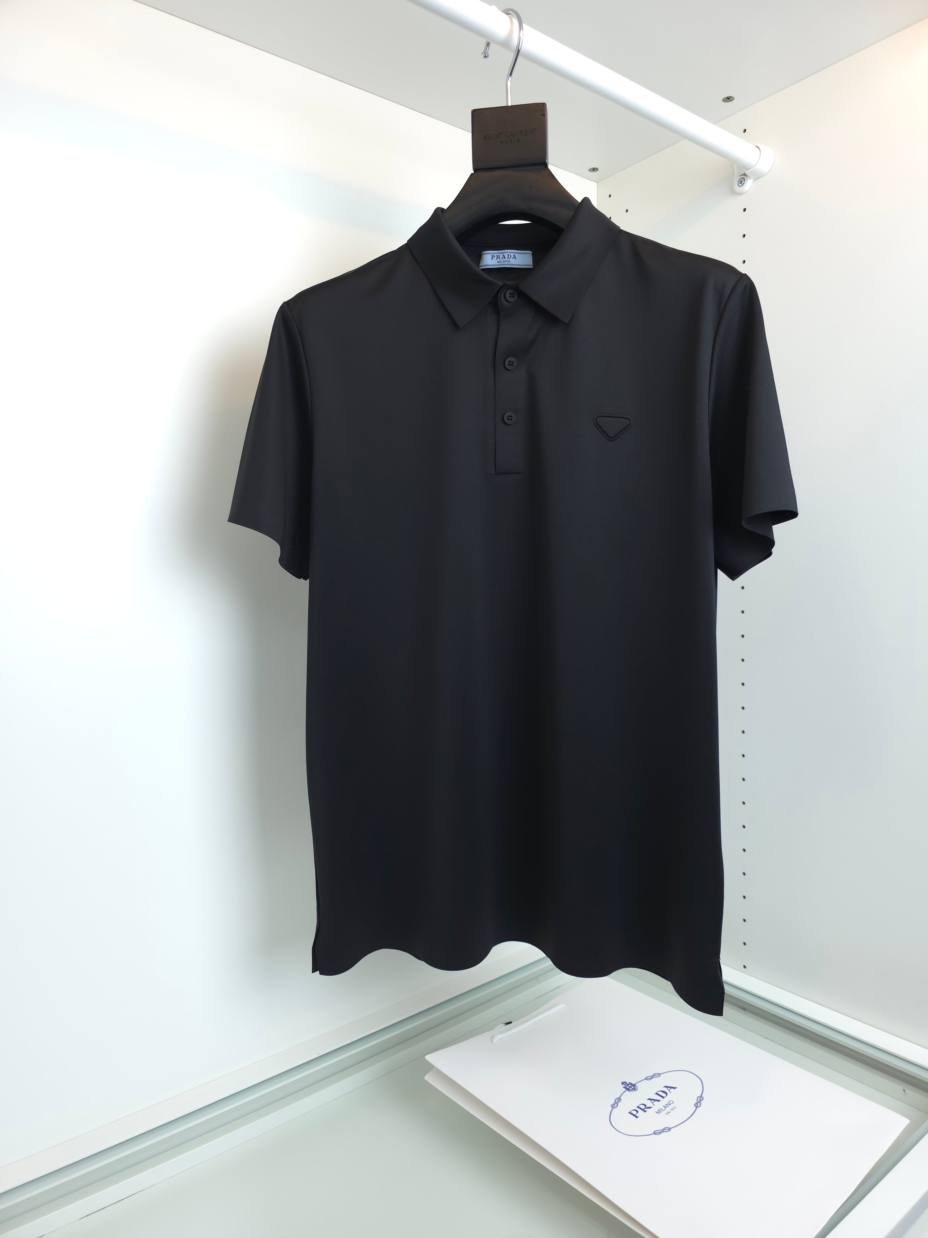 Grey and Black Polo