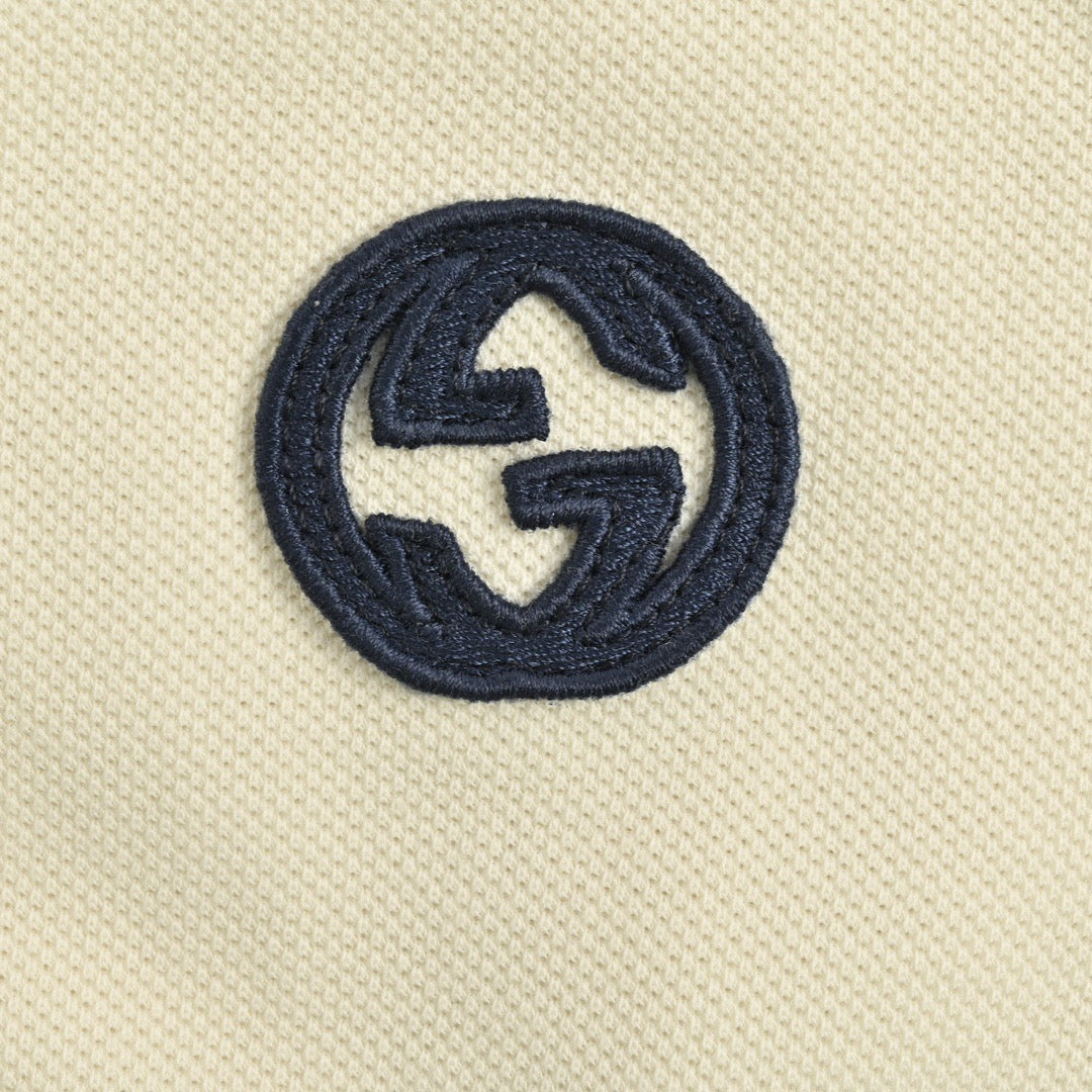 Cream white Polo - FashionHype.xyz