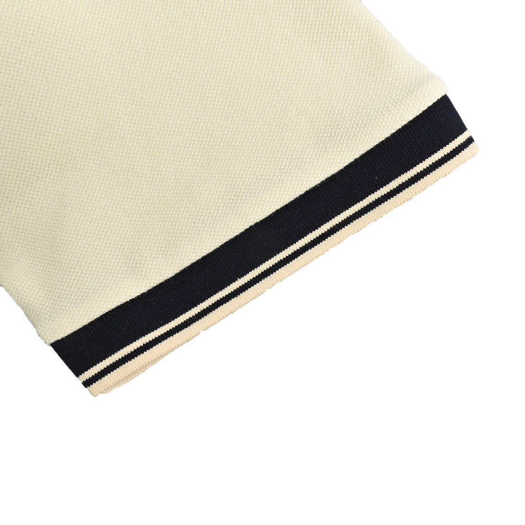 Cream white Polo - FashionHype.xyz