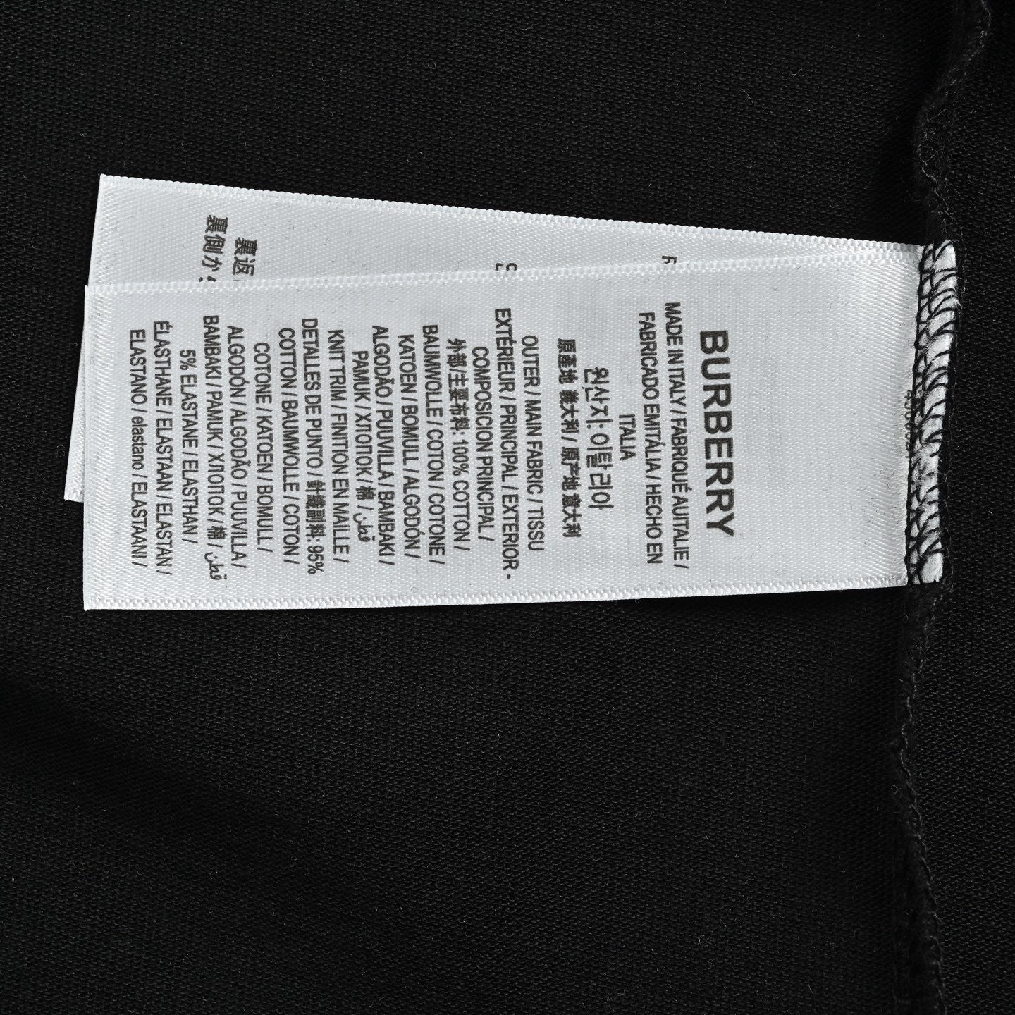 White and Black T-shirt