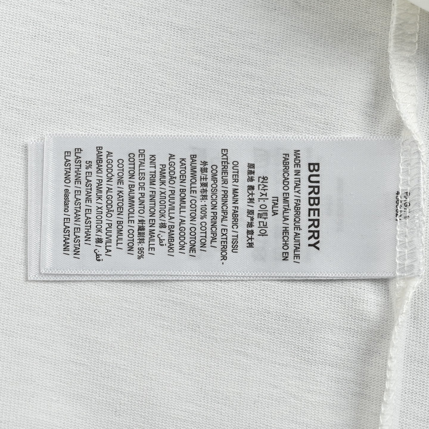 White and Black T-shirt