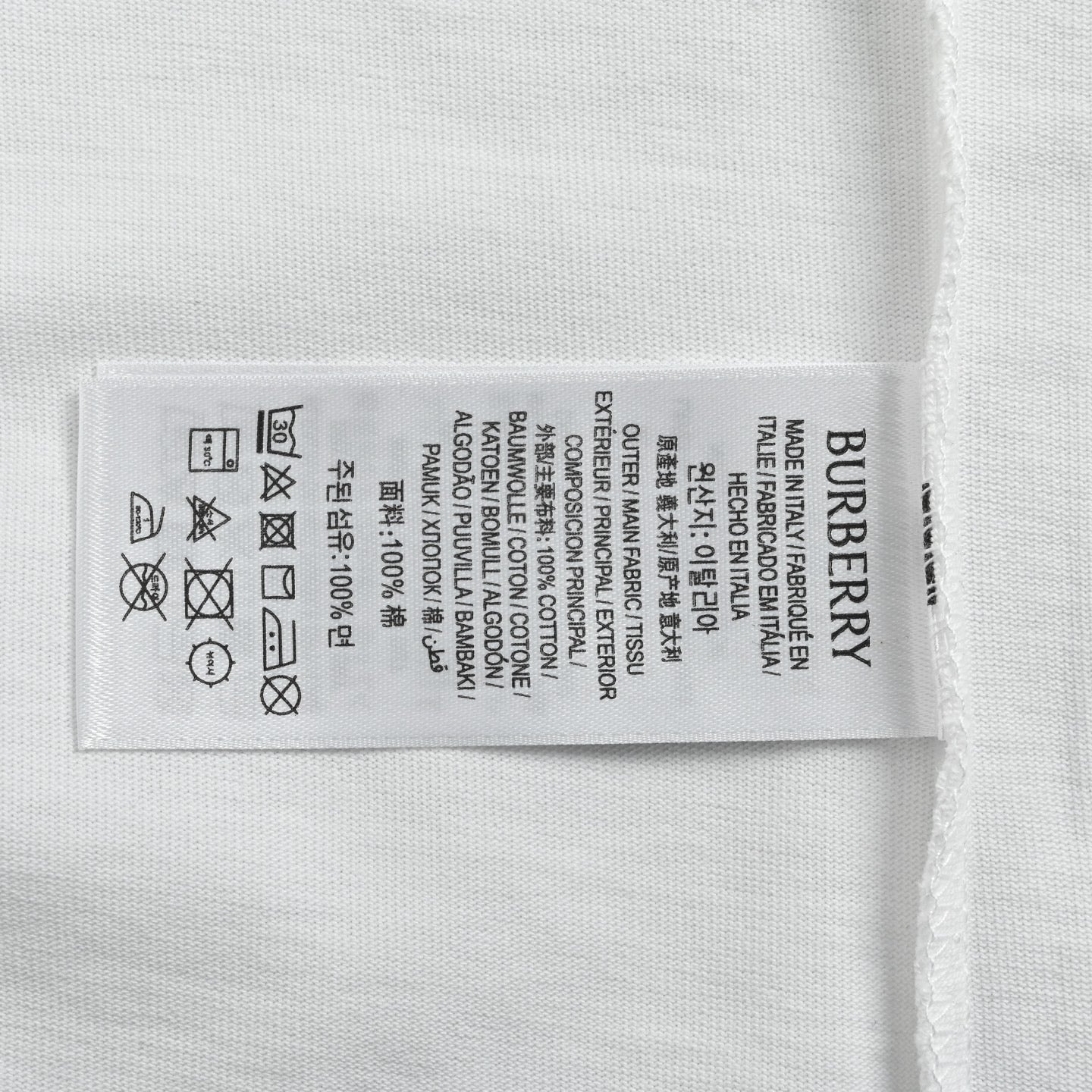 White and Black T-shirt