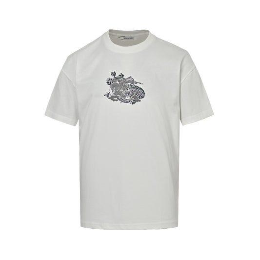White and Brown T-shirt