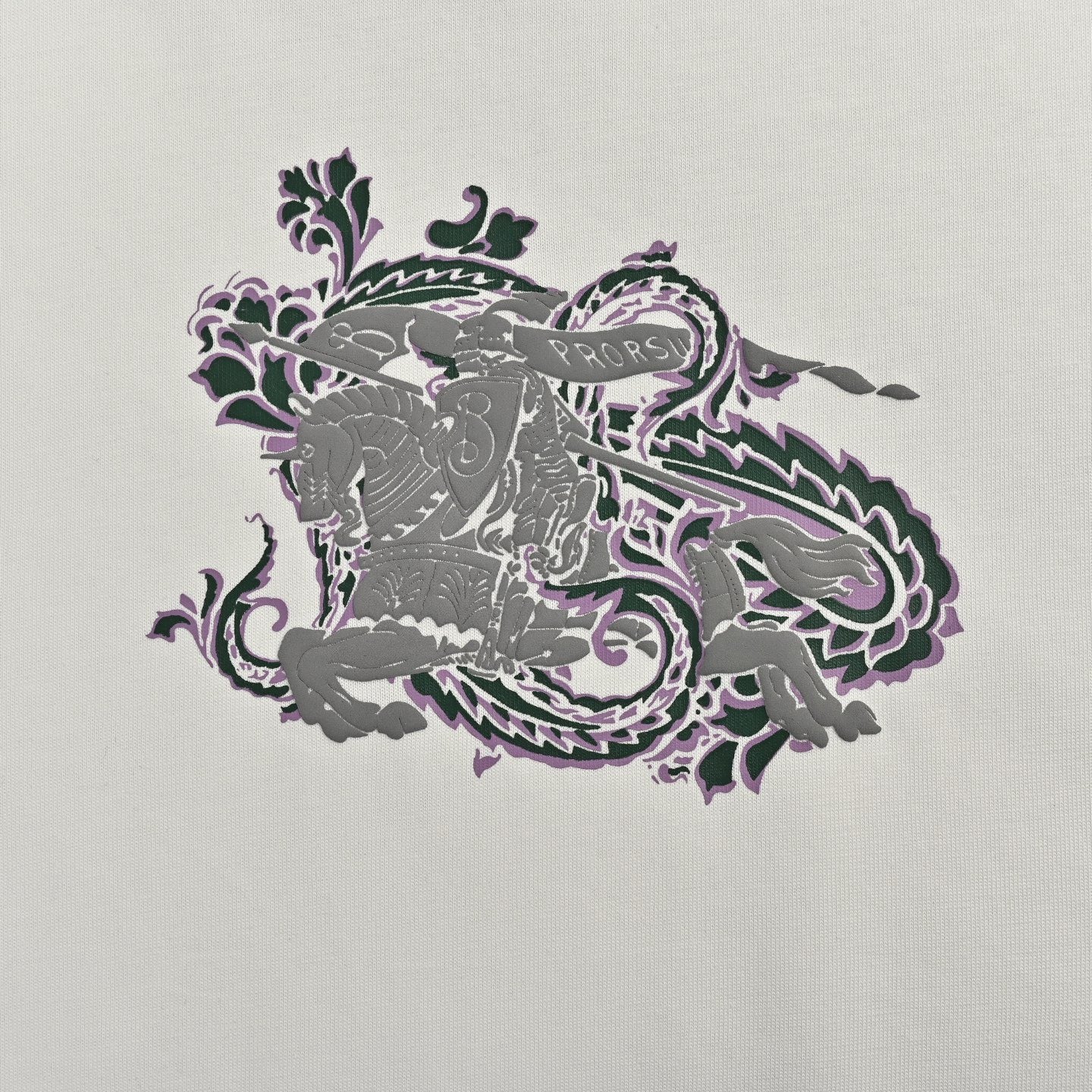 White and Brown T-shirt