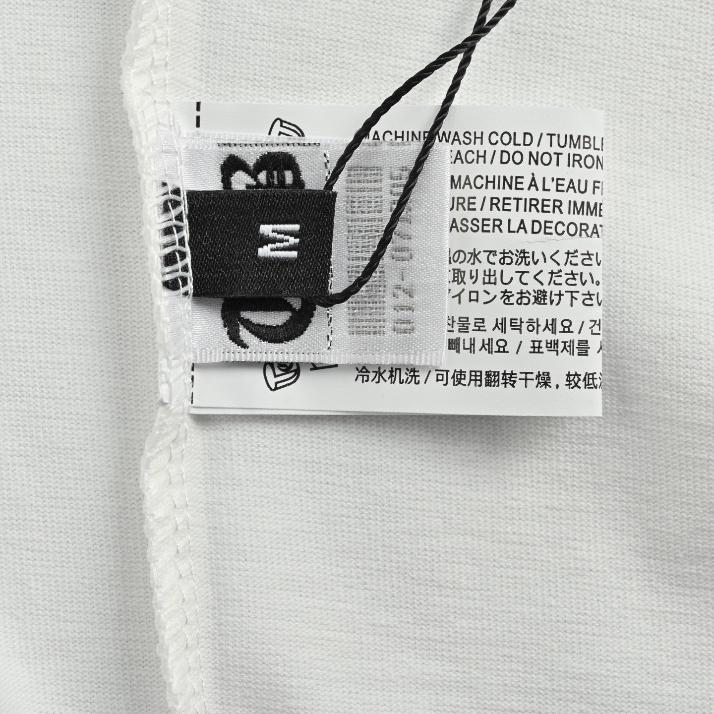 White and Black T-shirt