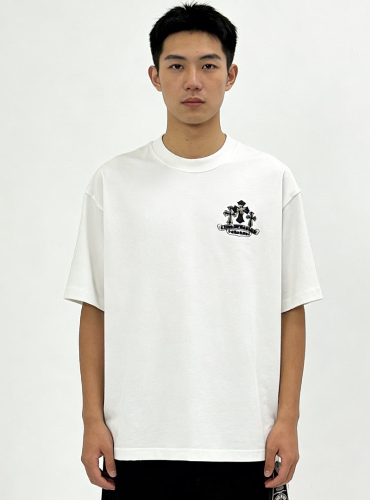 White and Black T-shirt